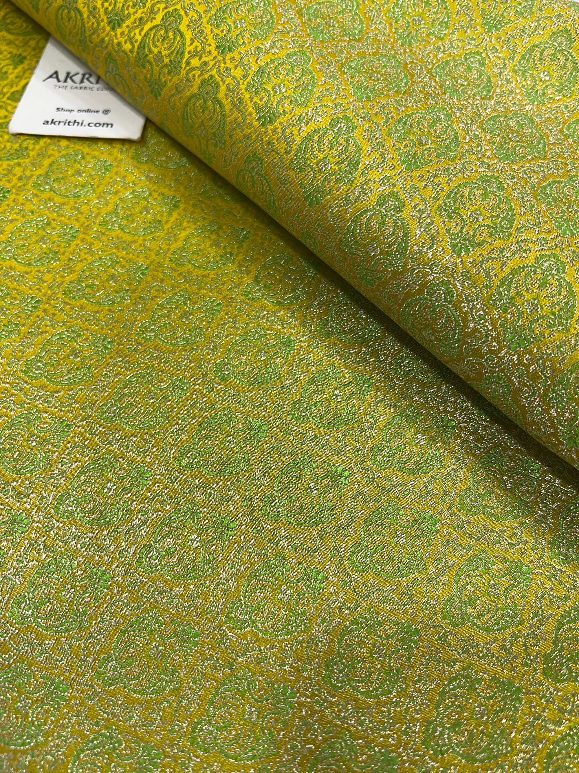Pure Banarasi brocade fabric