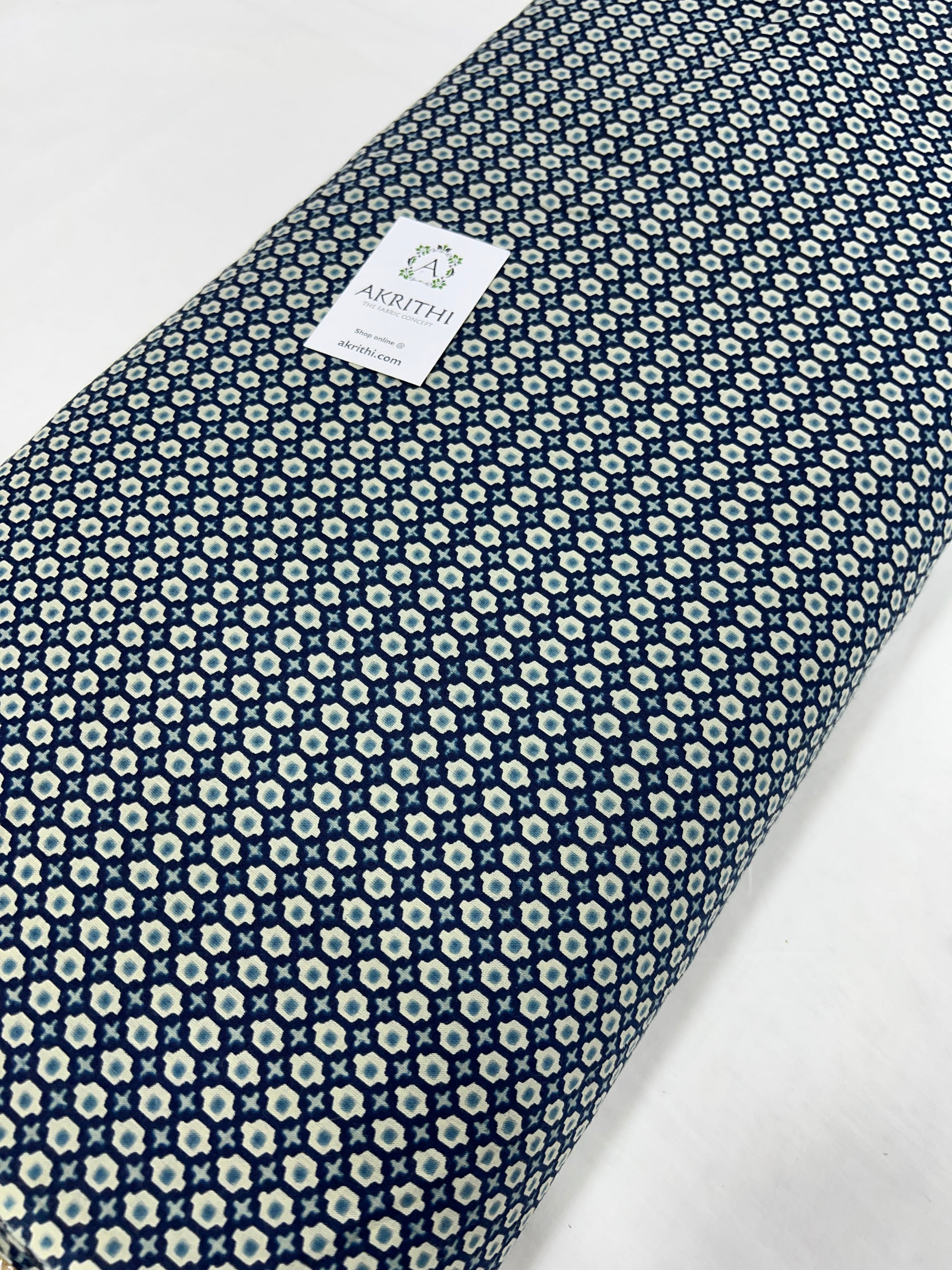 Printed pure cotton fabric