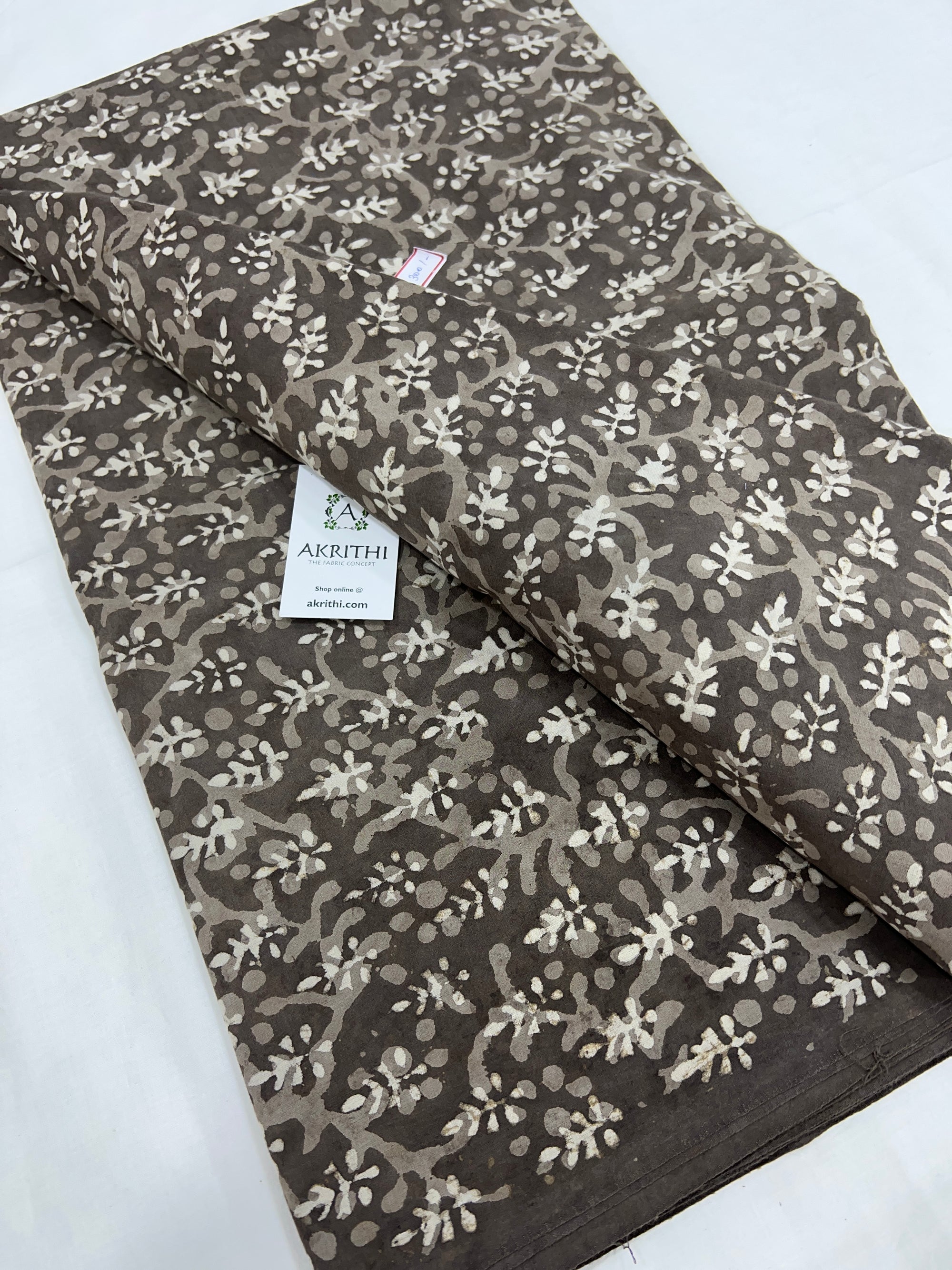 Dabu printed pure cotton fabric