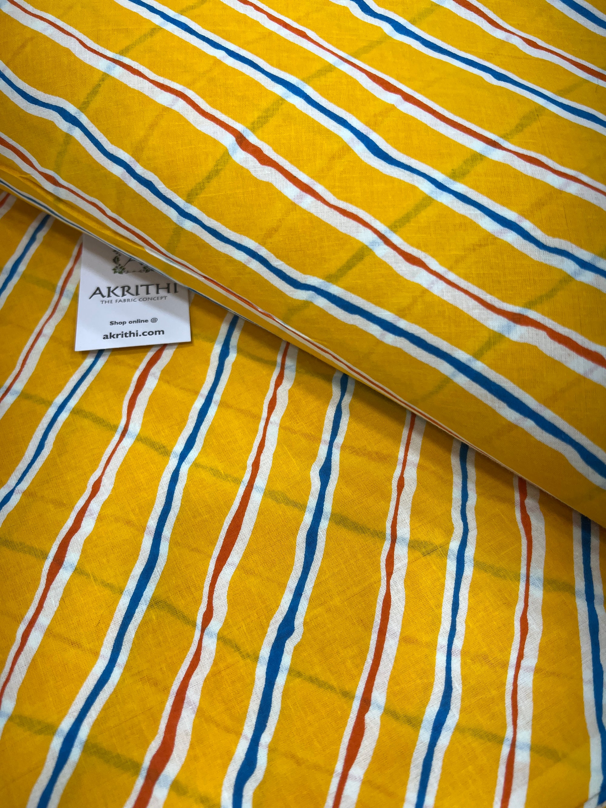 Printed pure cotton fabric
