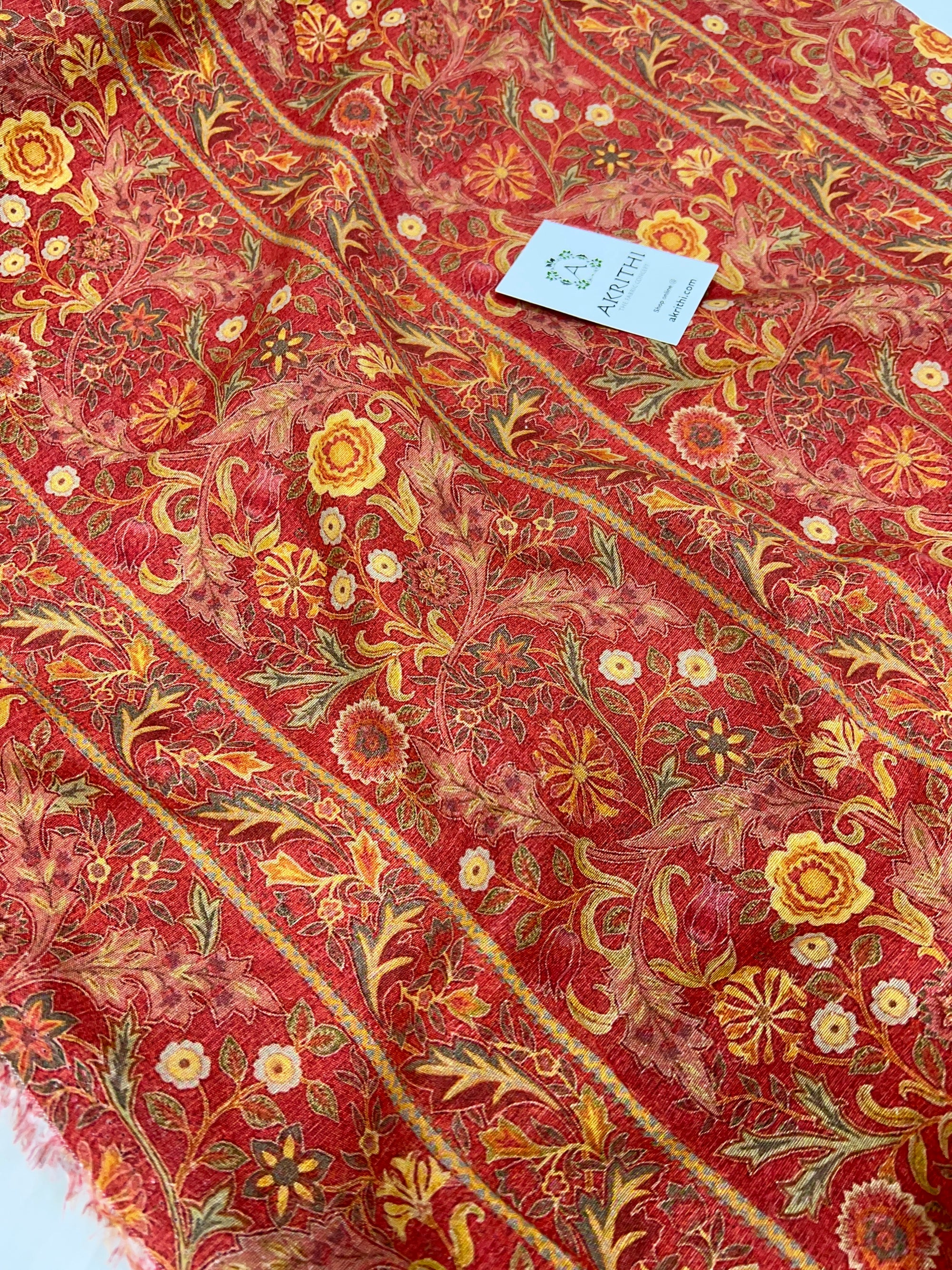 Digital Printed pure linen fabric