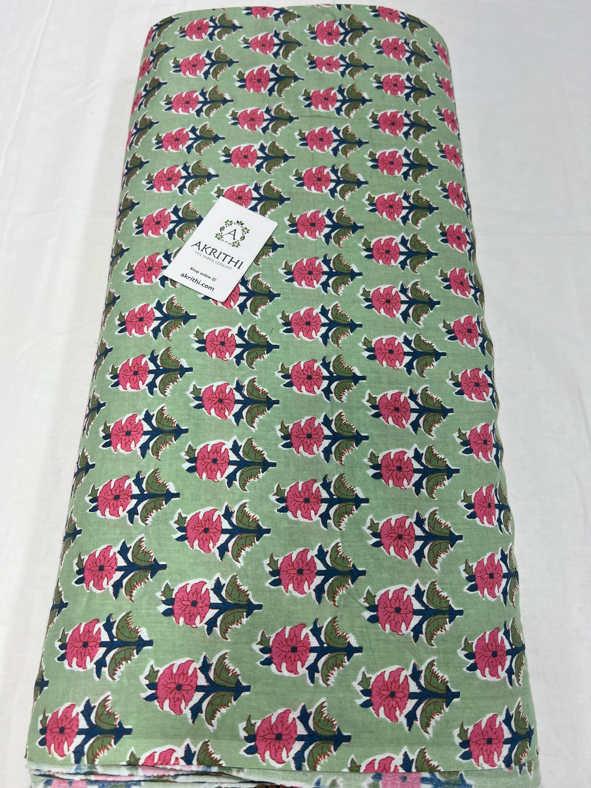 Printed pure cotton fabric