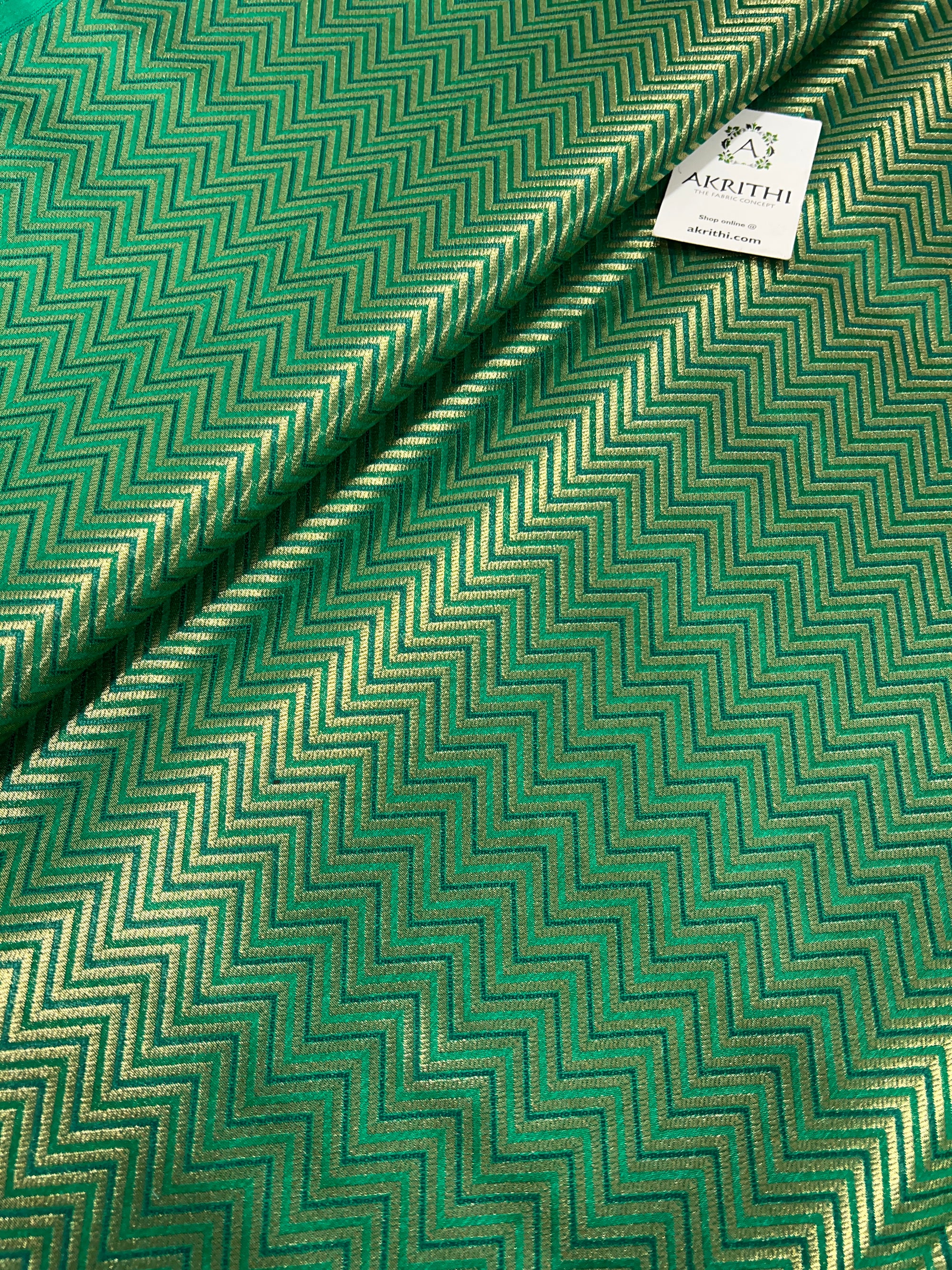 Pure Banarasi brocade fabric