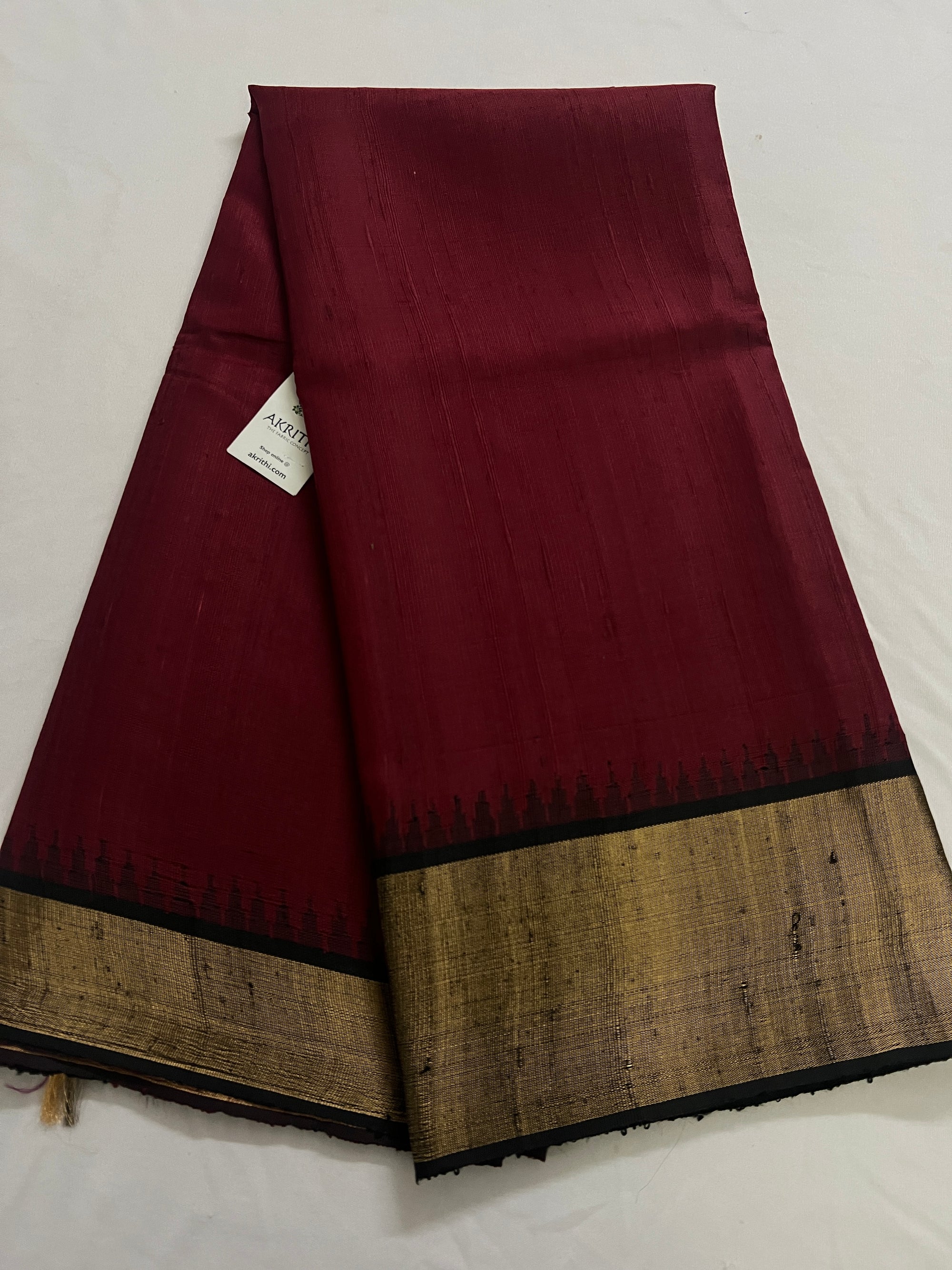 Dupion silk saree
