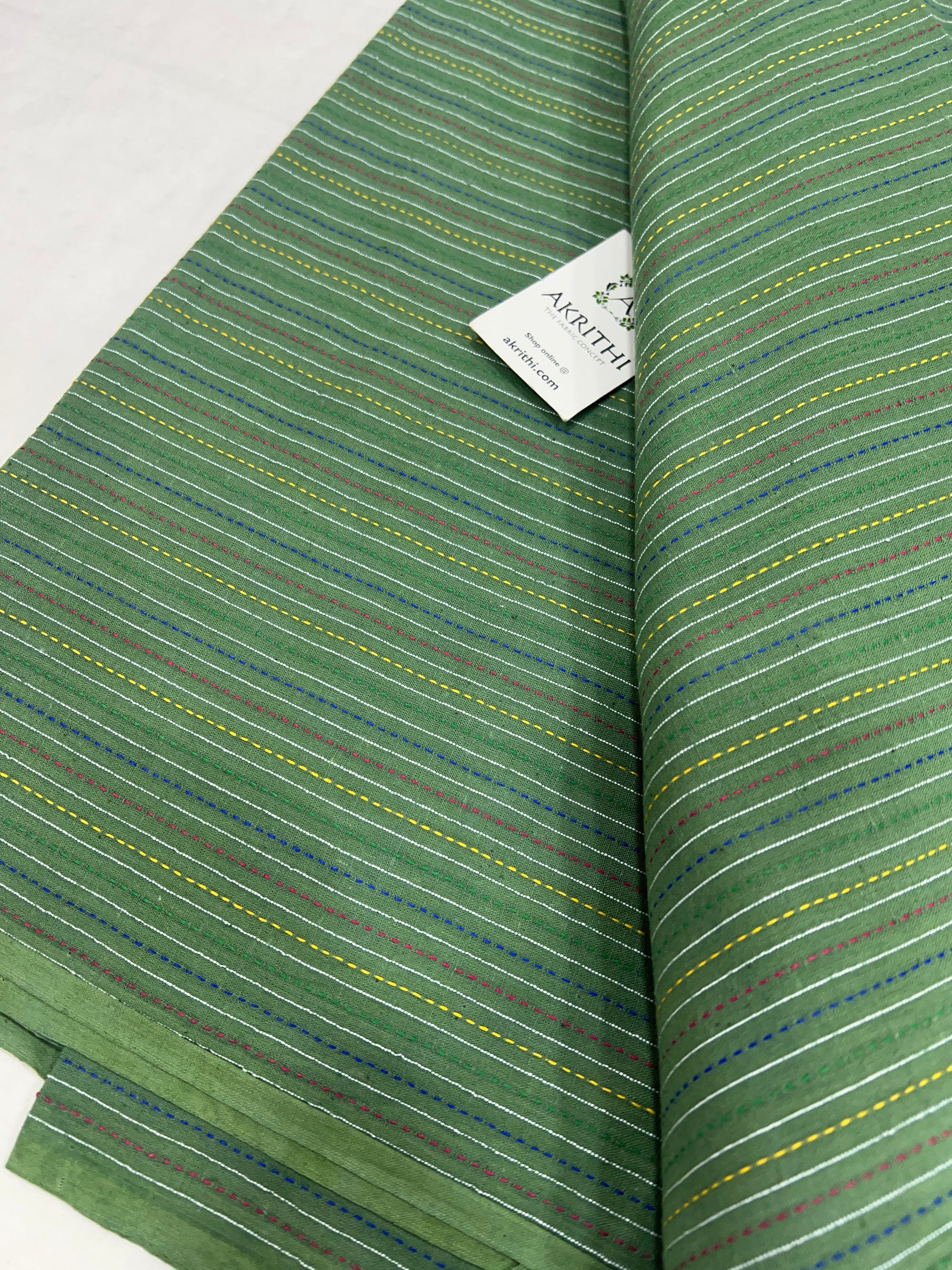 Kantha pure cotton fabric