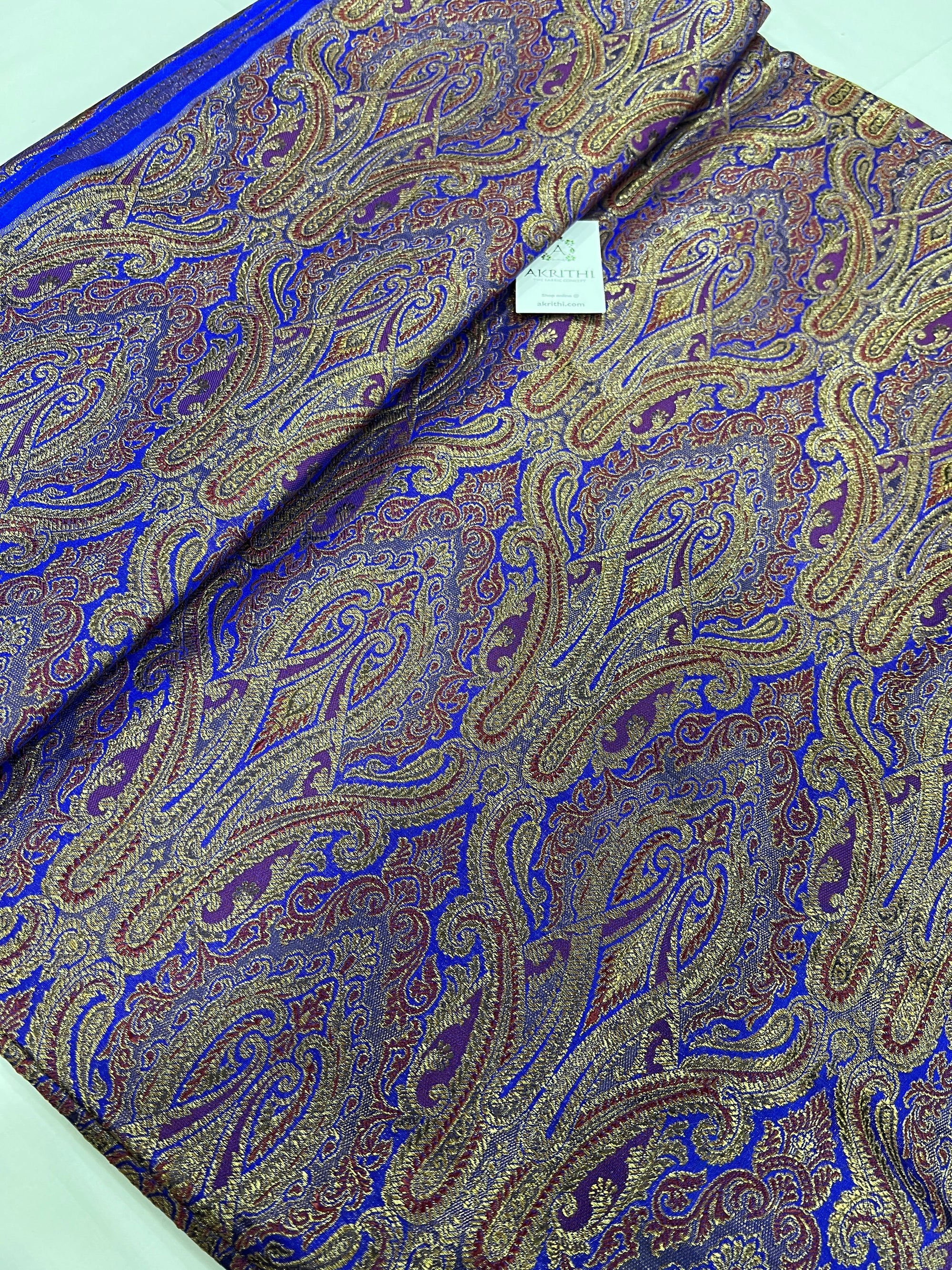 Pure  Banarasi brocade fabric