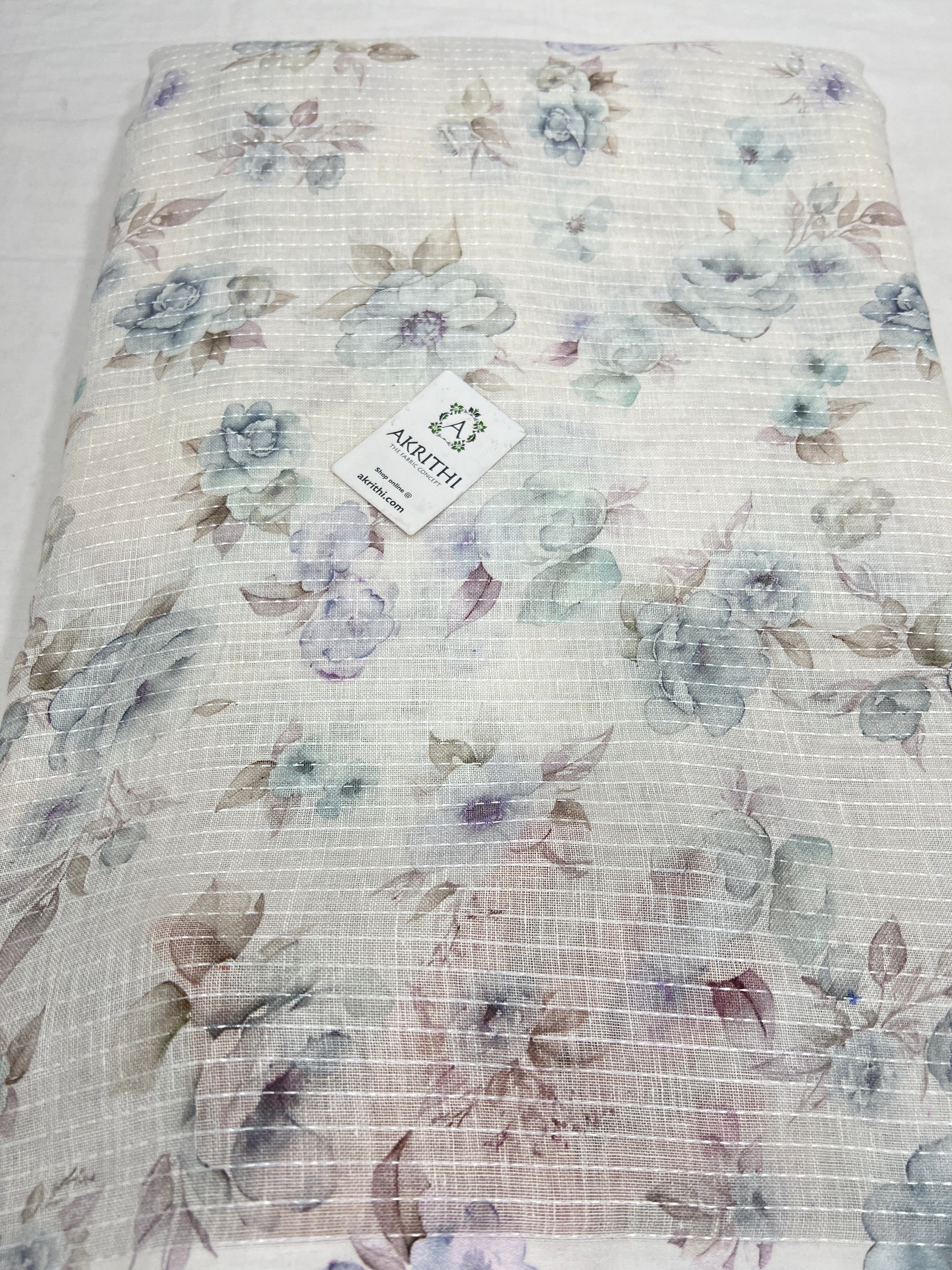 Digital Printed pure linen fabric