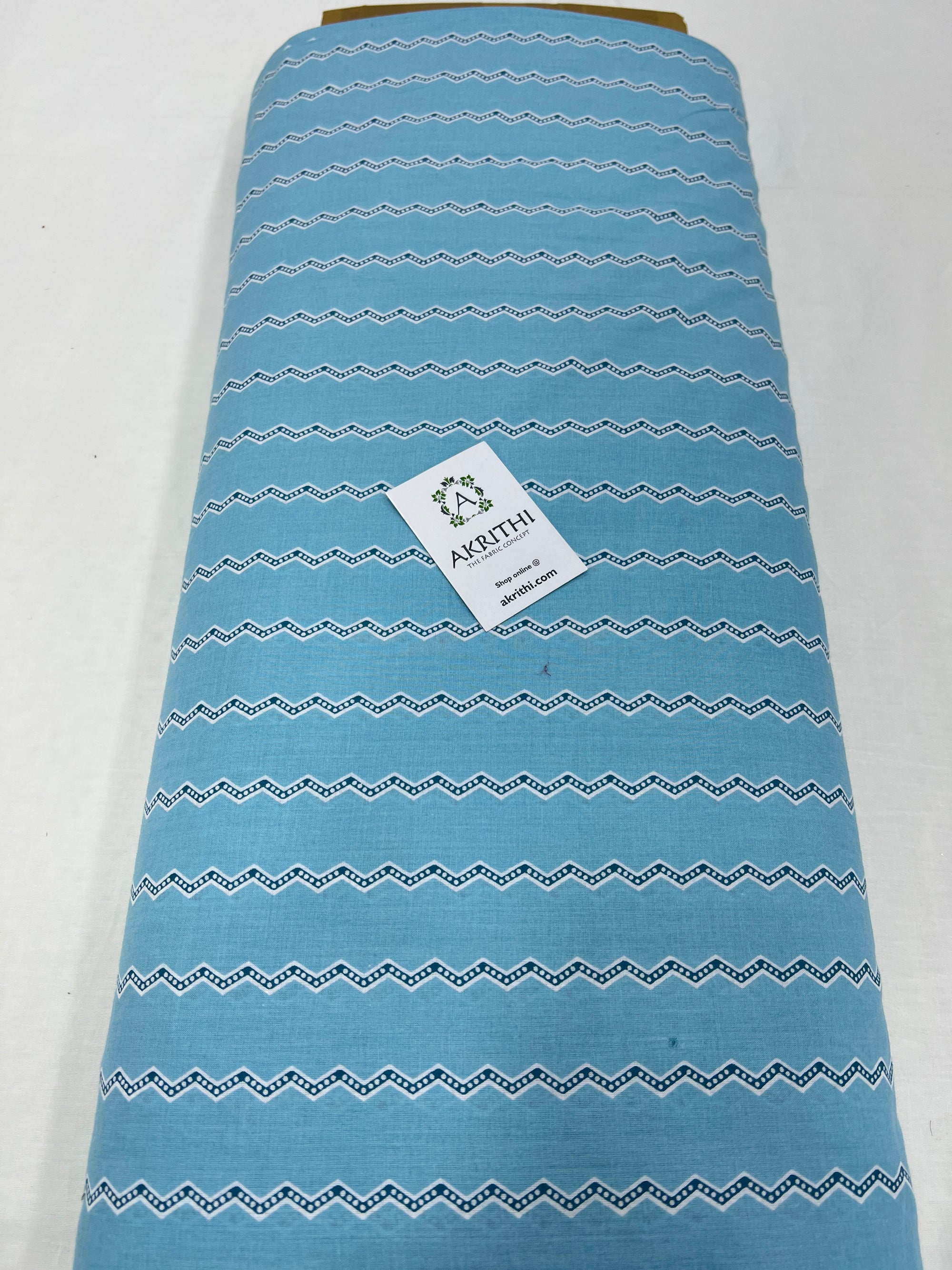 Printed pure cotton fabric