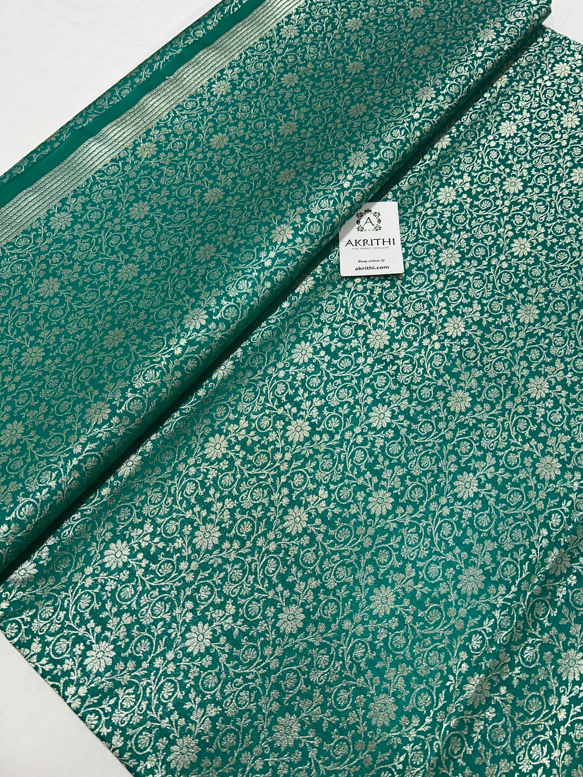 Pure Banarasi brocade fabric