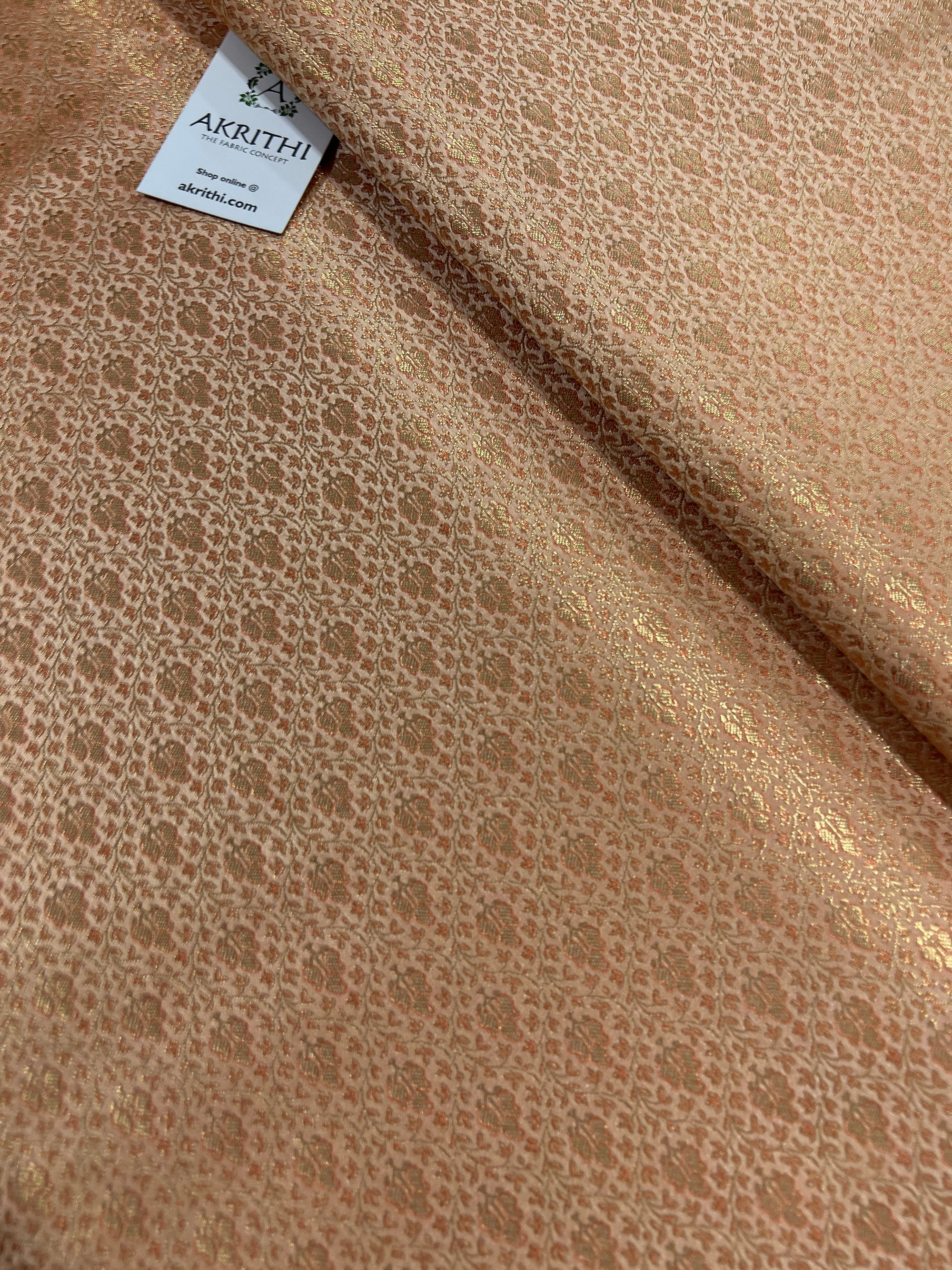 Pure Banarasi brocade fabric