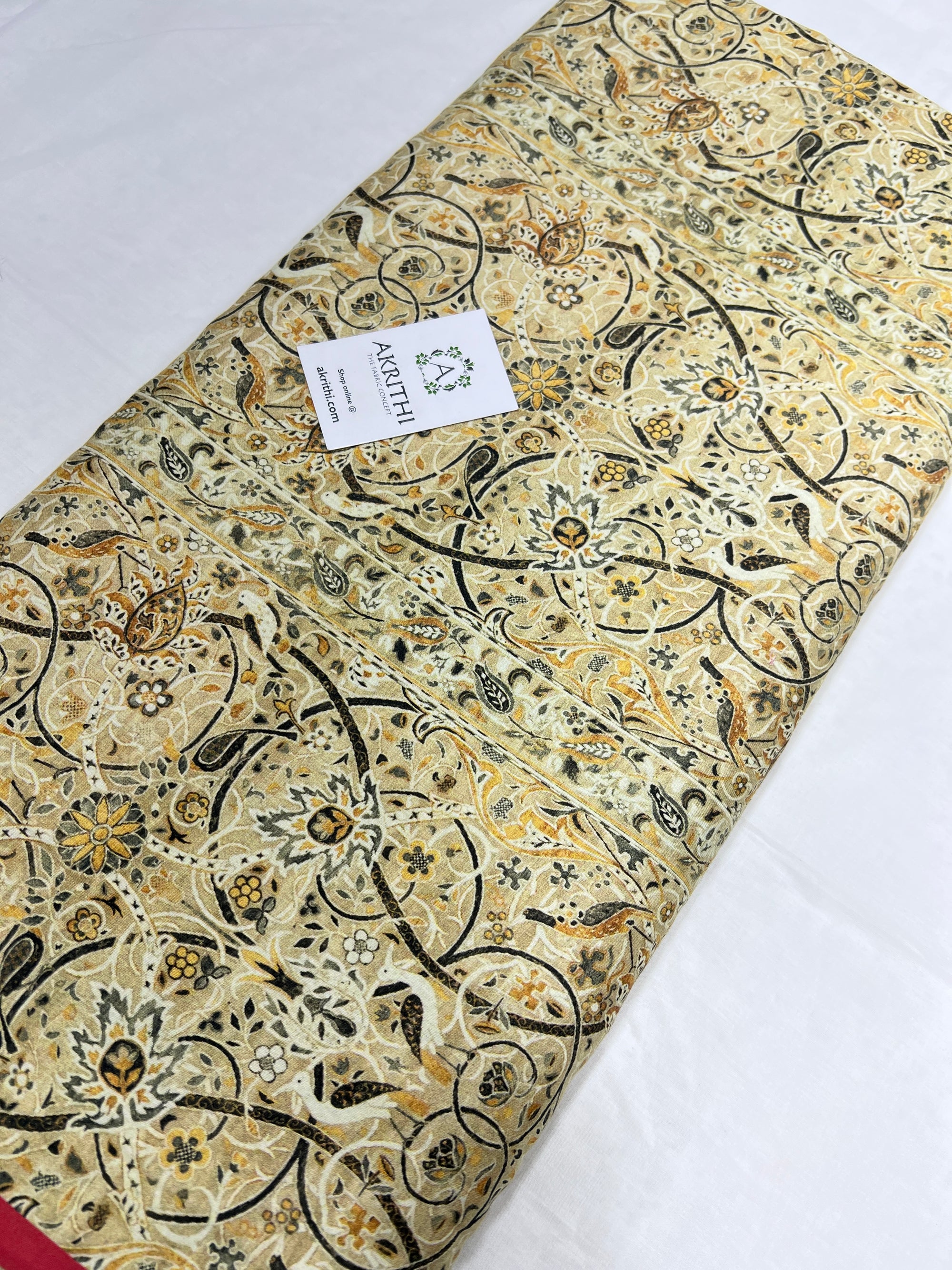 Digital Printed glazed pure cotton fabric