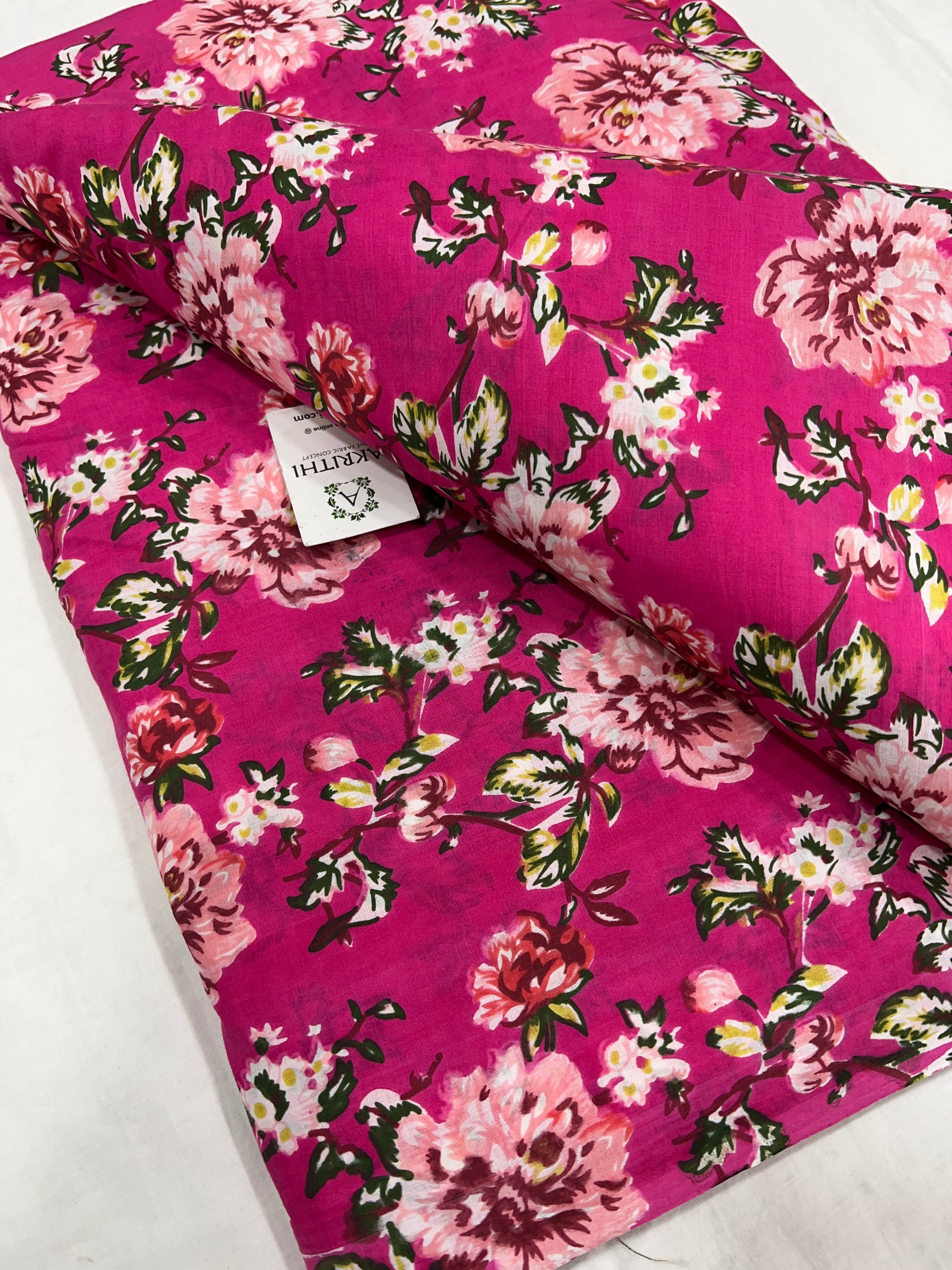 Printed pure cotton fabric