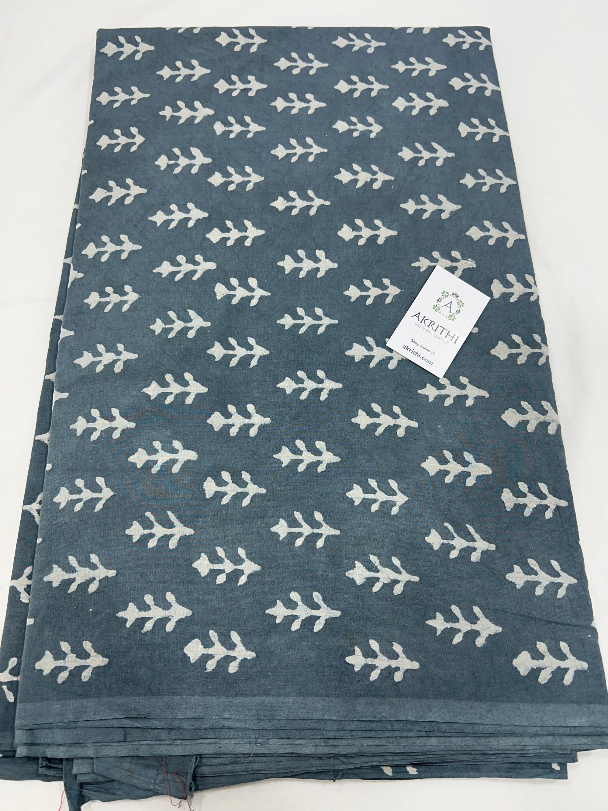 Dabu printed pure cotton fabric