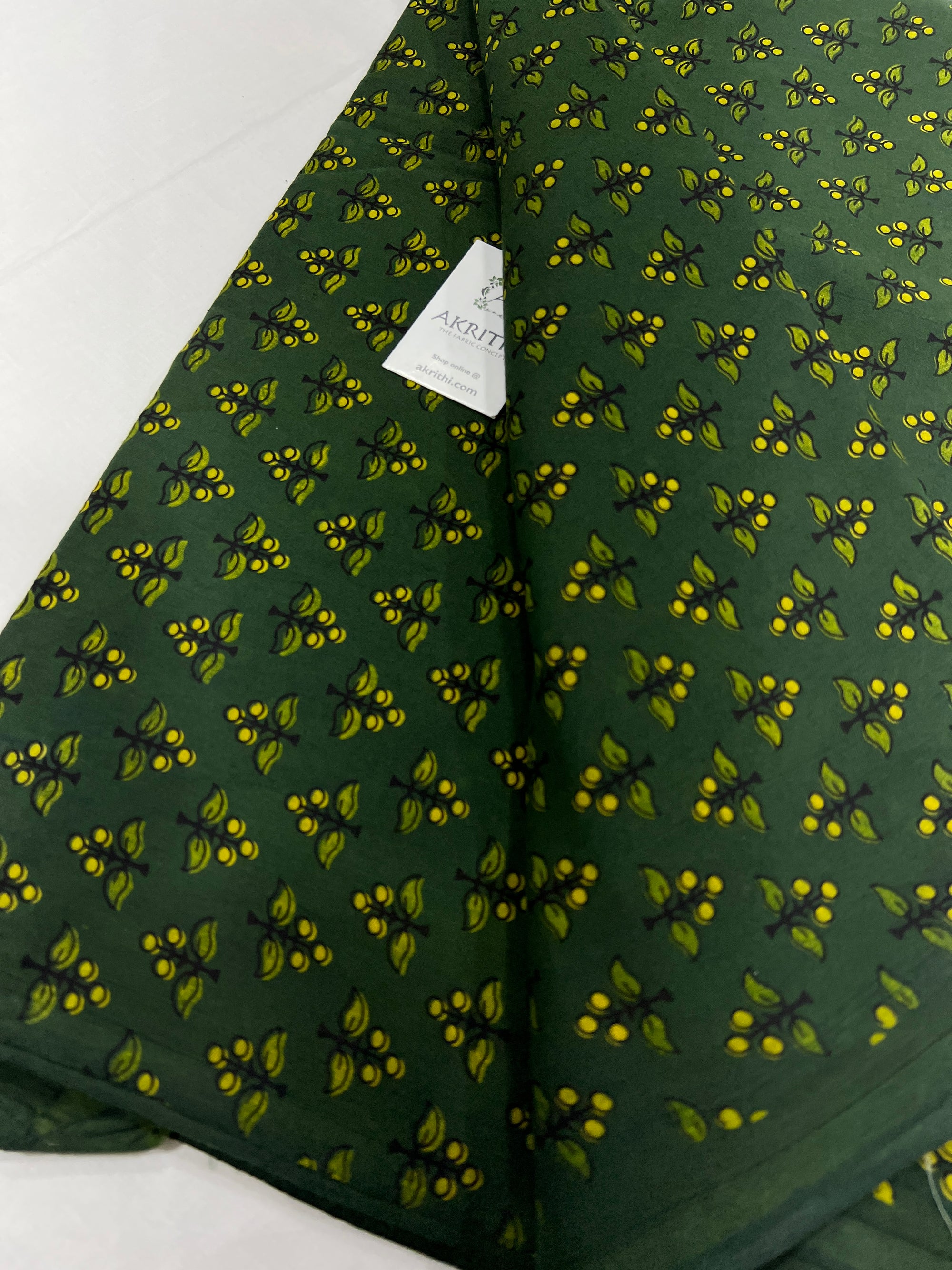 Block Printed pure cotton fabric