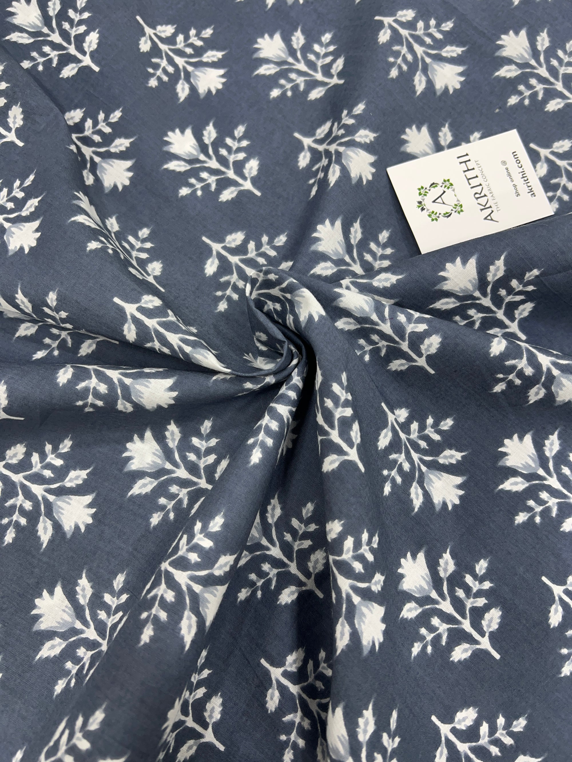 Printed pure cotton fabric