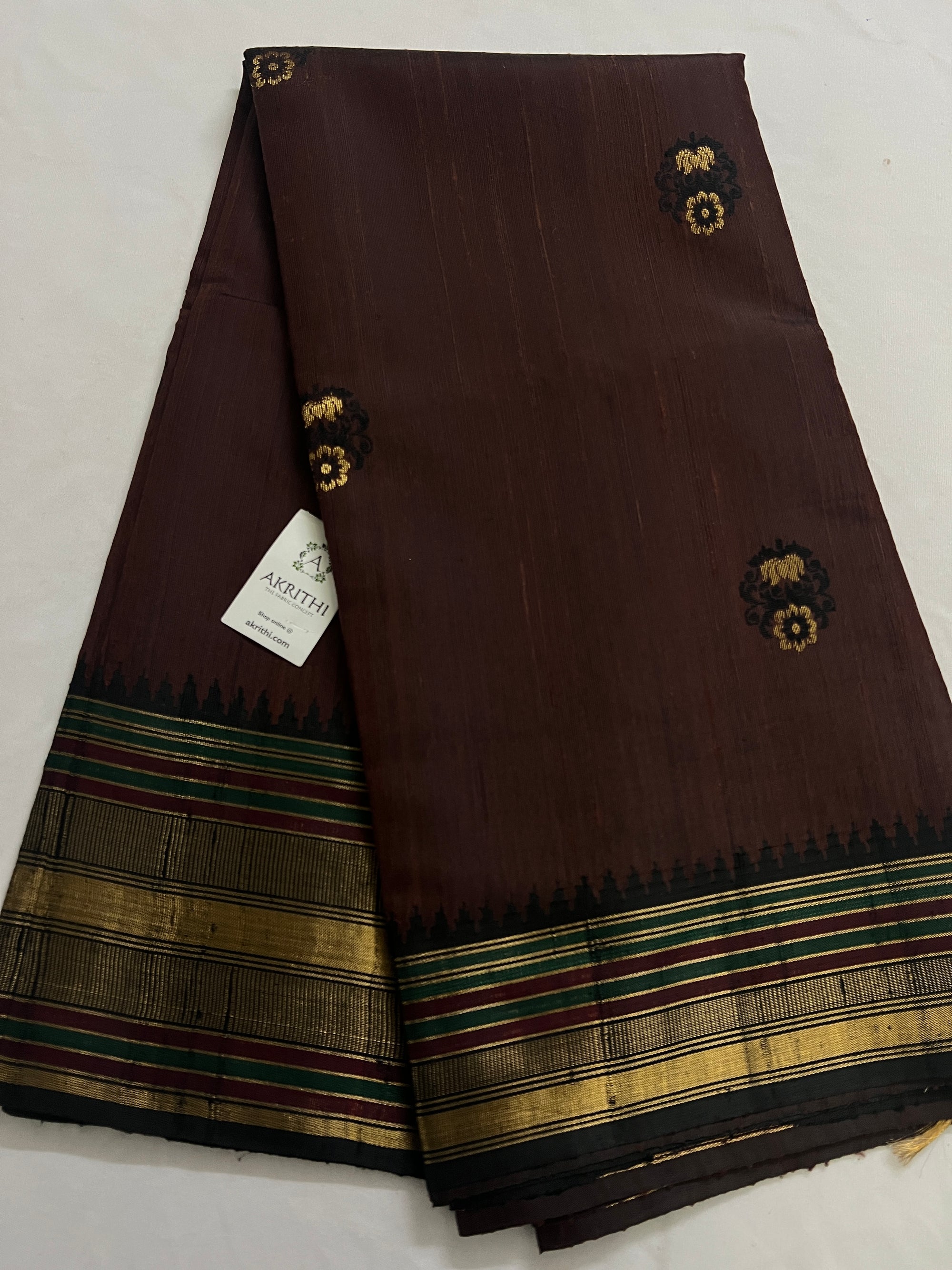 Dupion silk saree