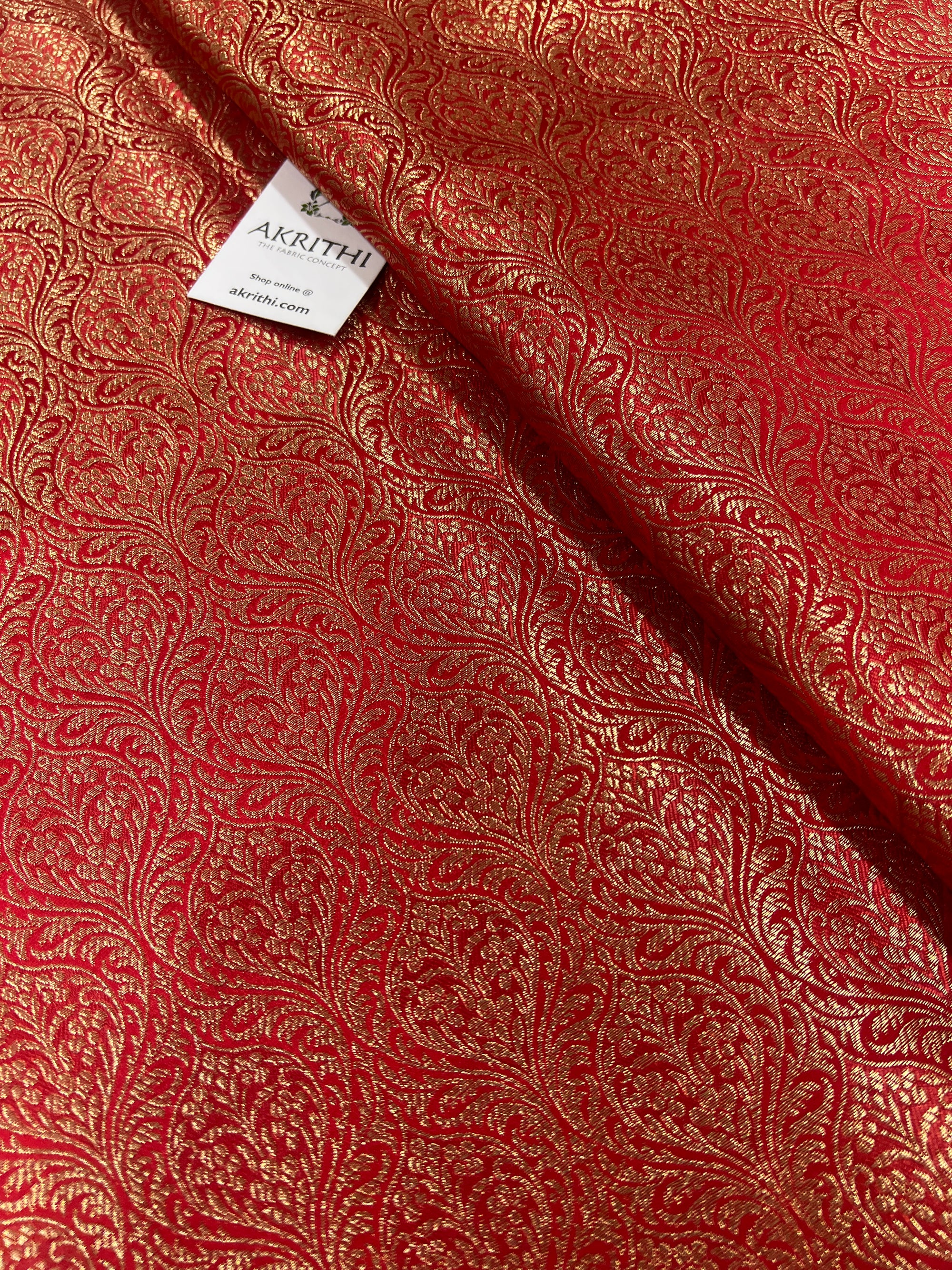 Pure Banarasi brocade fabric