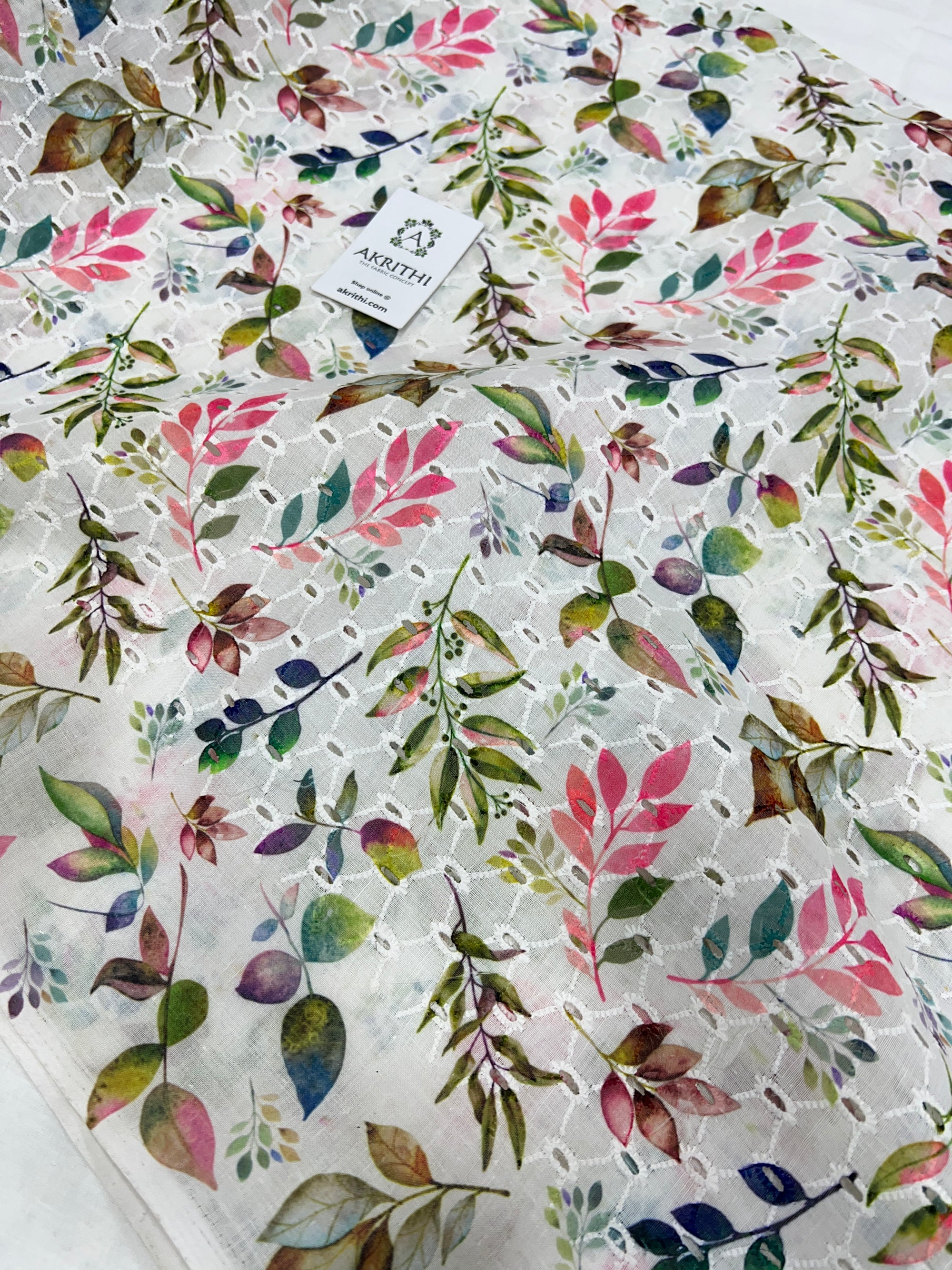 Printed Hakoba cotton fabric