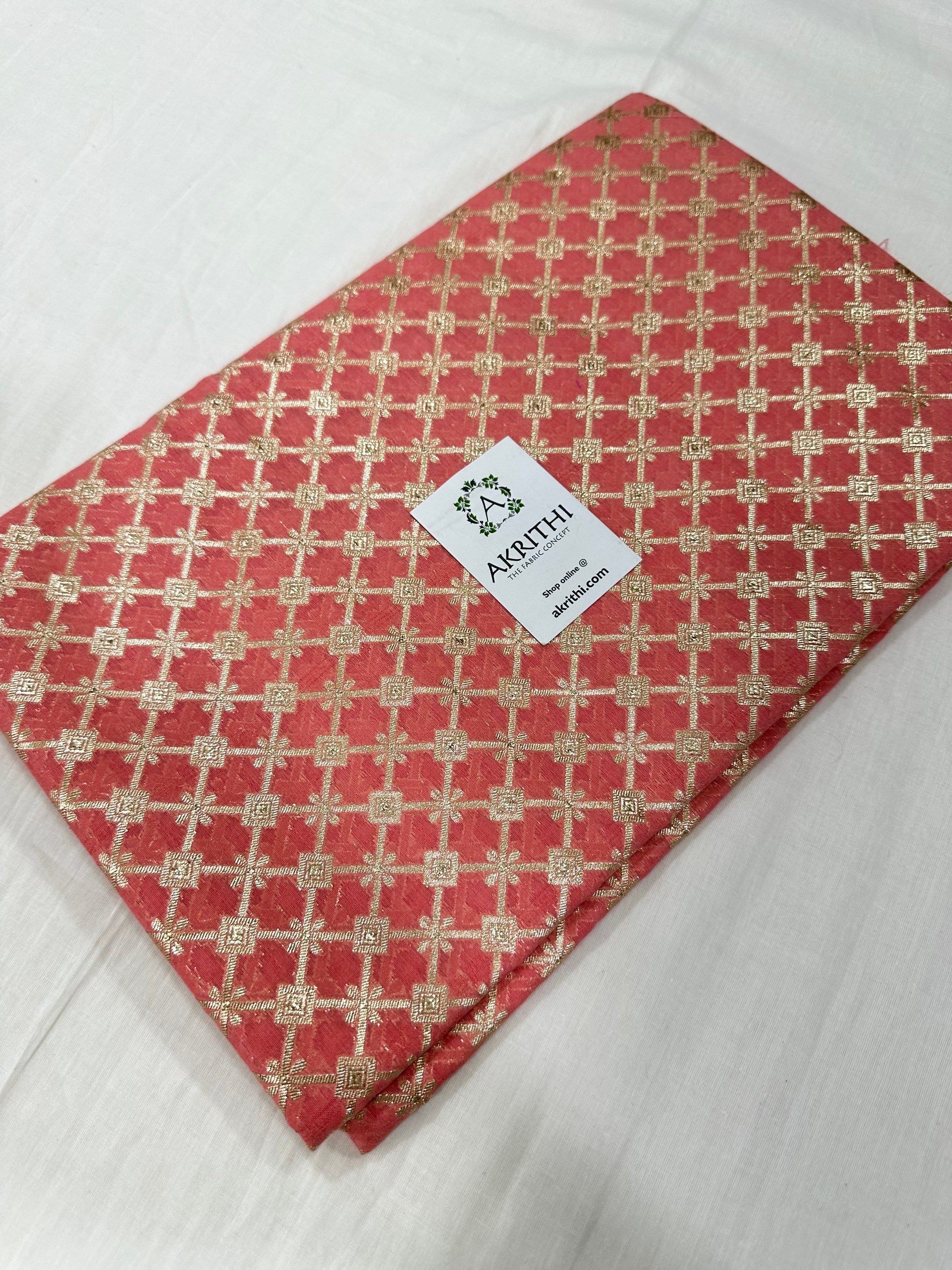 Banarasi chanderi lurex kurta fabric