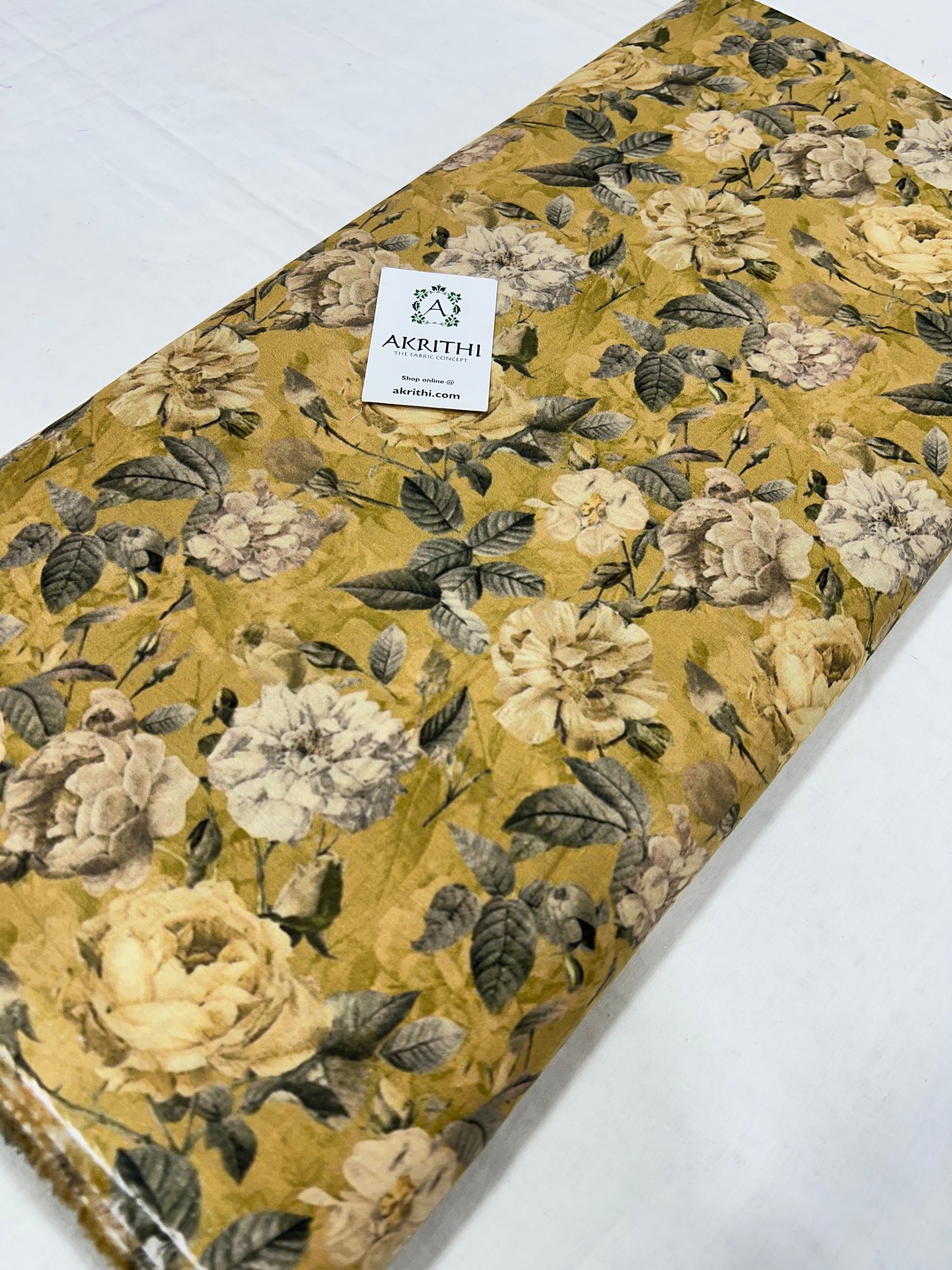 Digital Printed pure cotton fabric 65 CM CUT