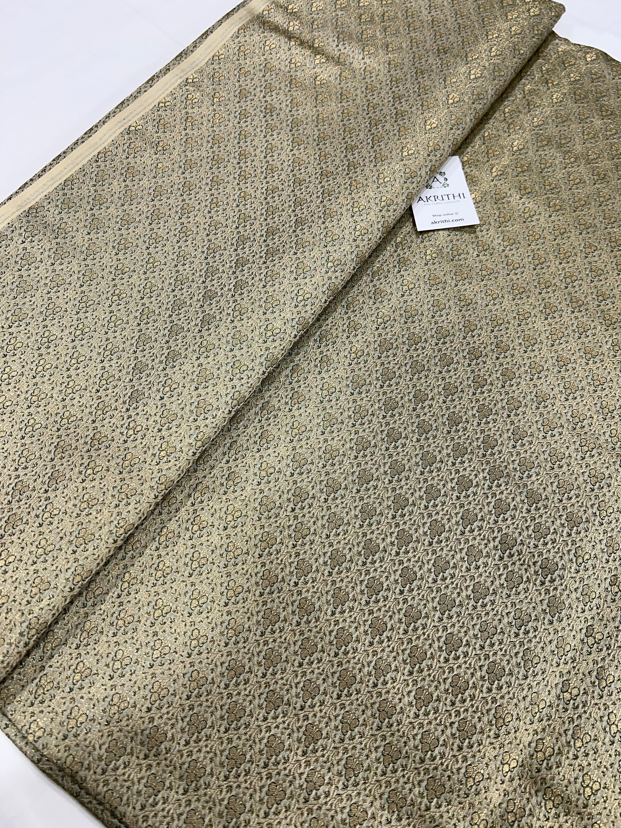 Pure Banarasi brocade fabric