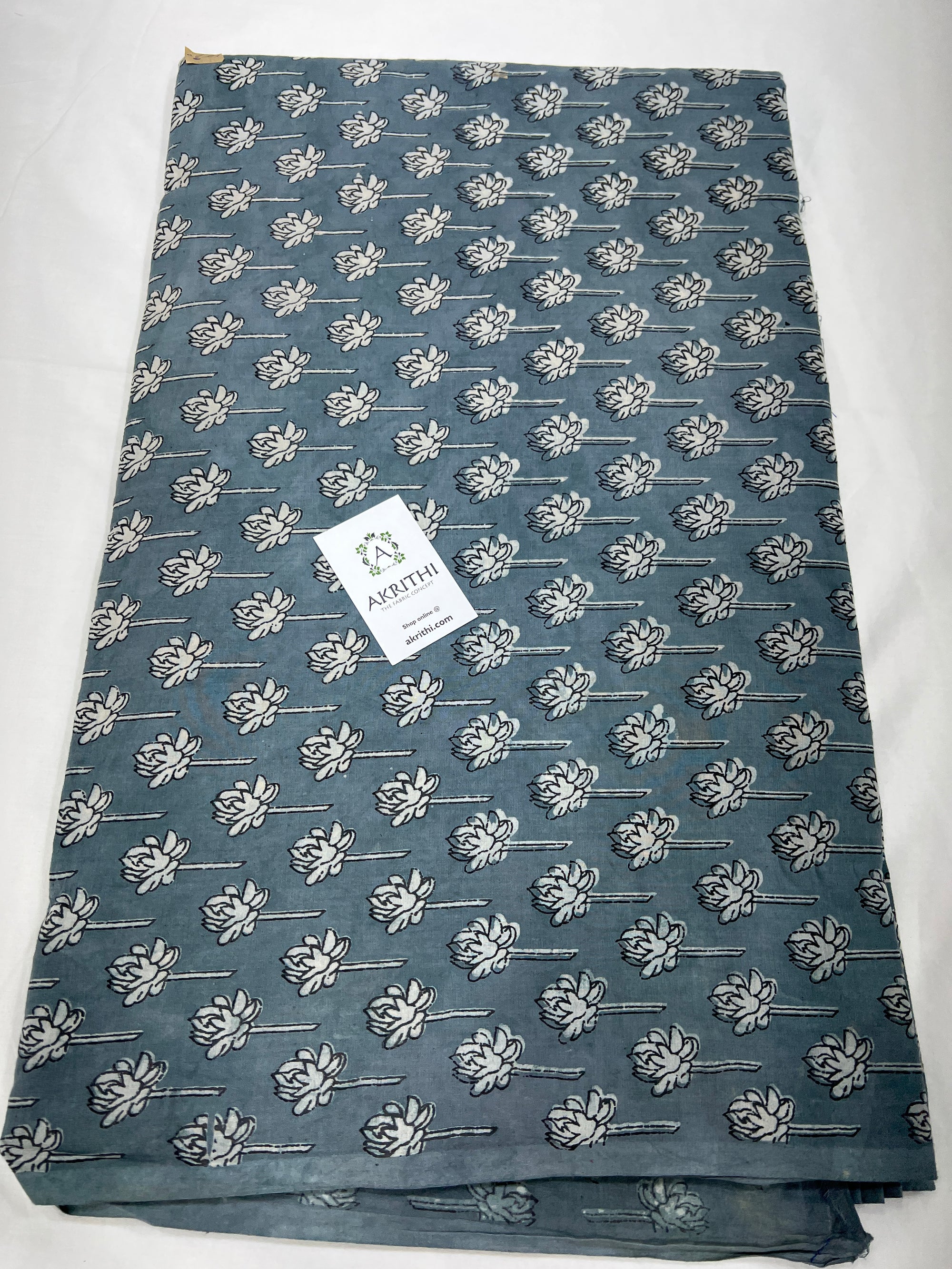 Dabu printed pure cotton fabric 70 cms cut