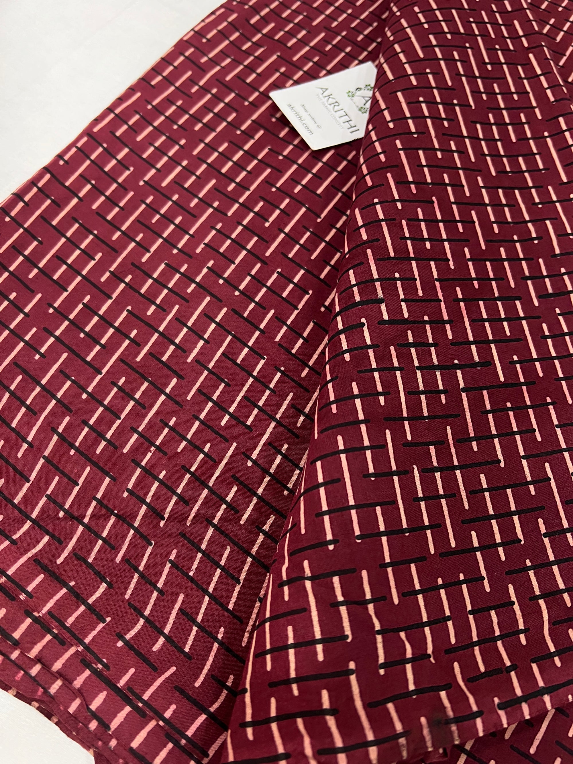 Printed pure cotton fabric 80 CM CUT