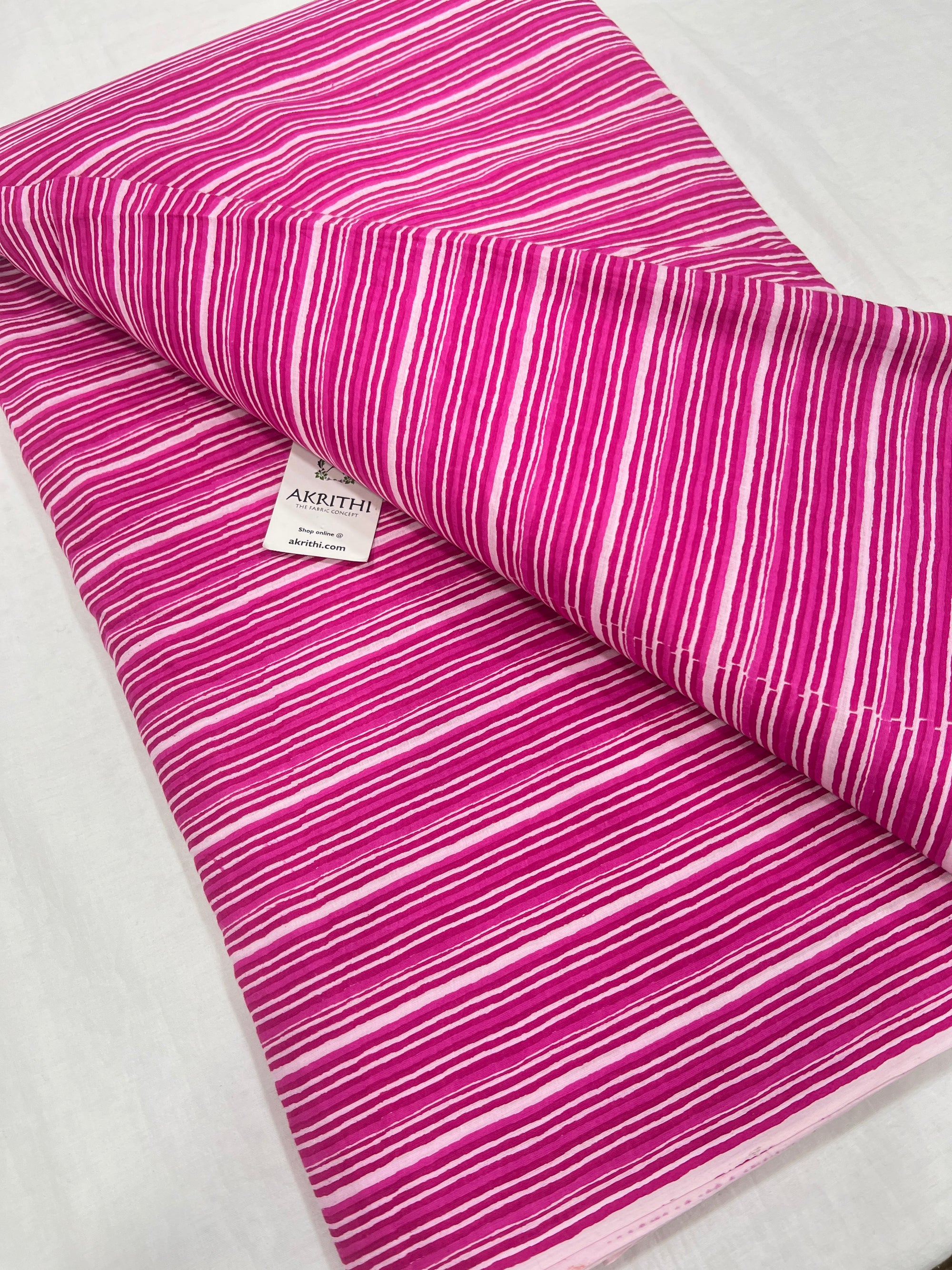 Printed pure cotton fabric
