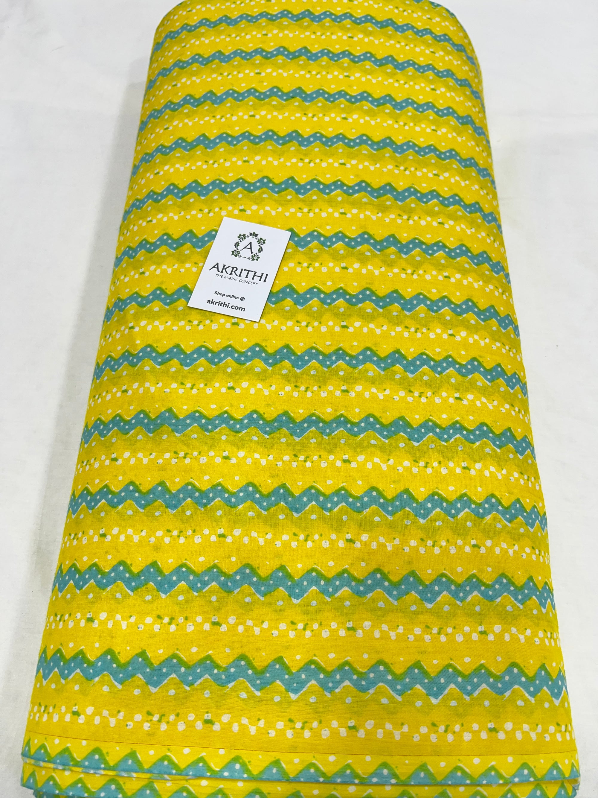 Printed pure cotton fabric