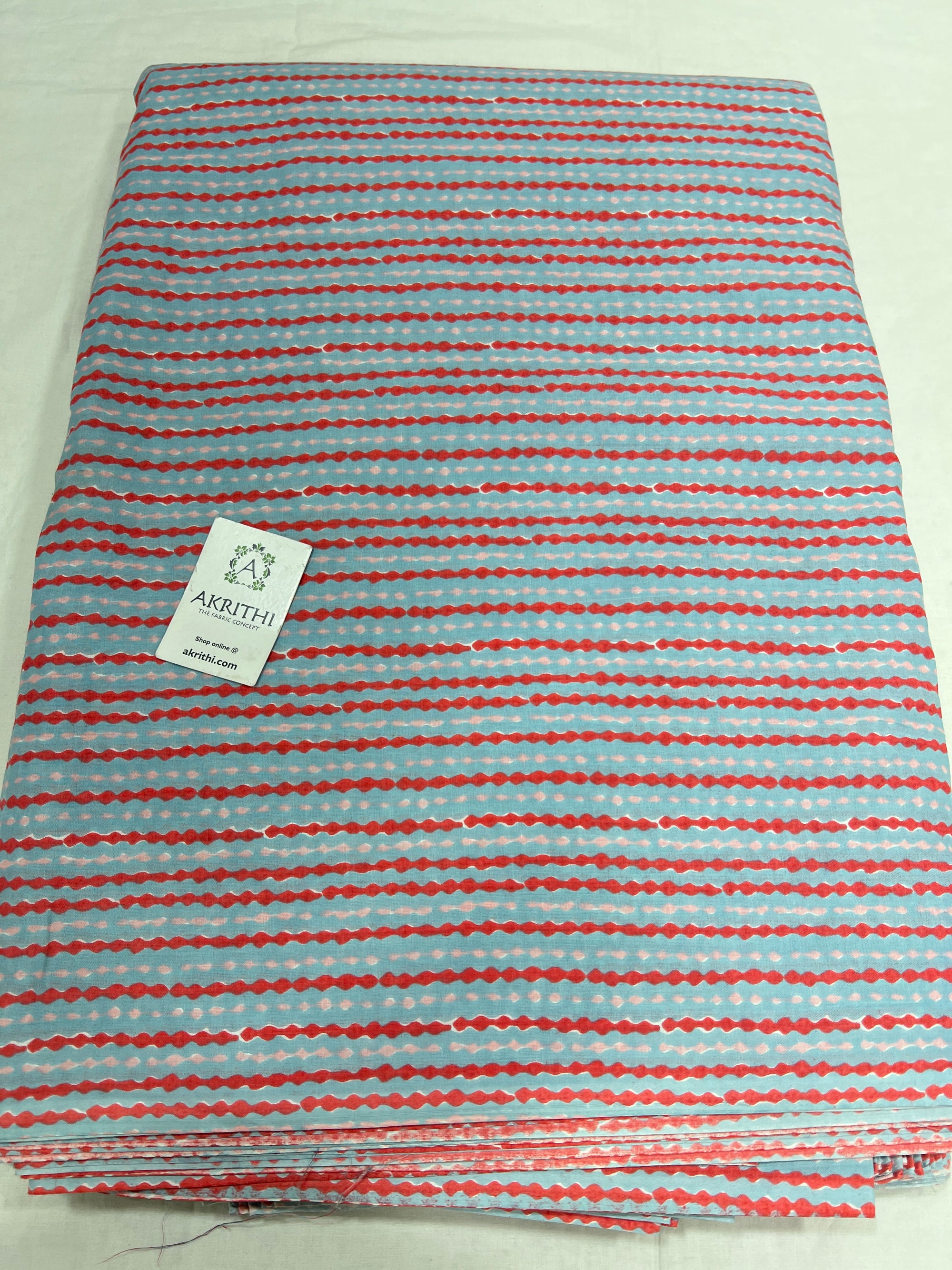 Printed pure cotton fabric