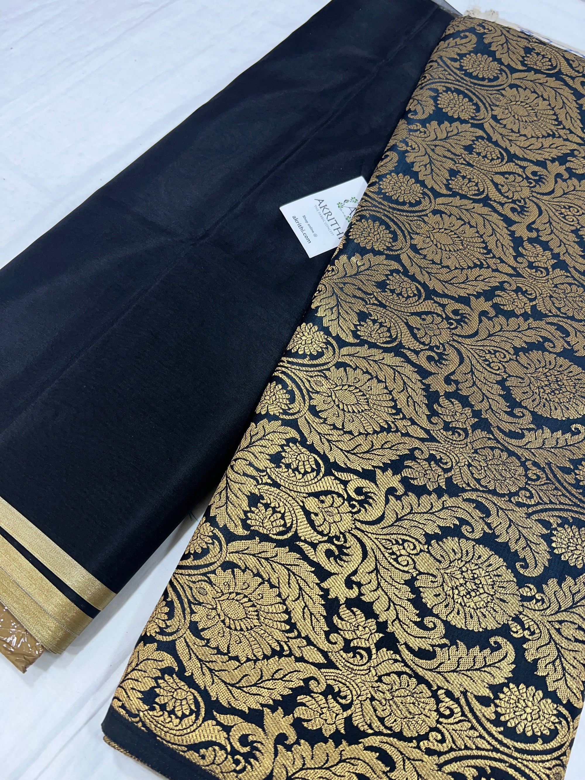 Organza saree with Banarasi blouse