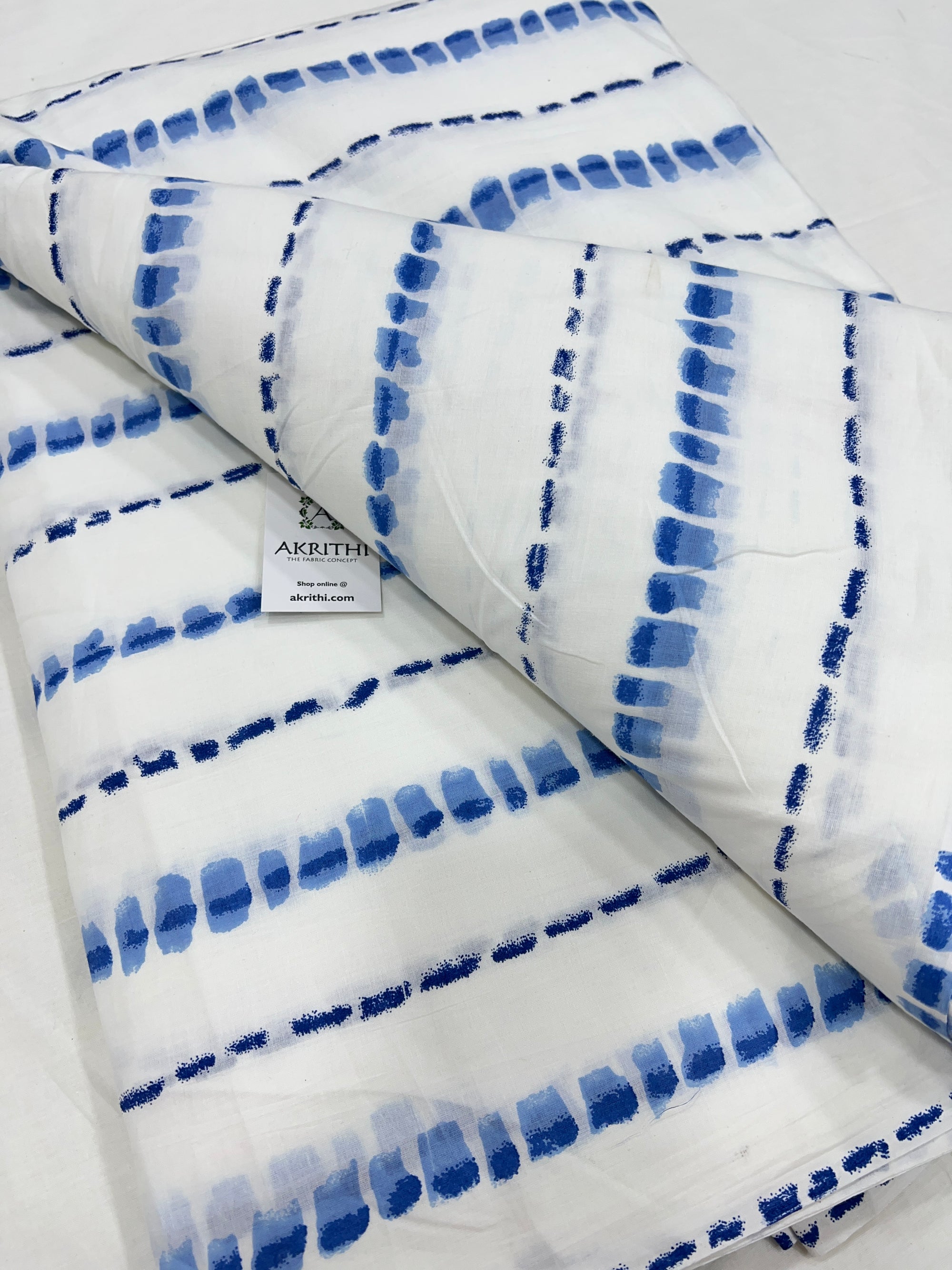 Printed pure cotton fabric