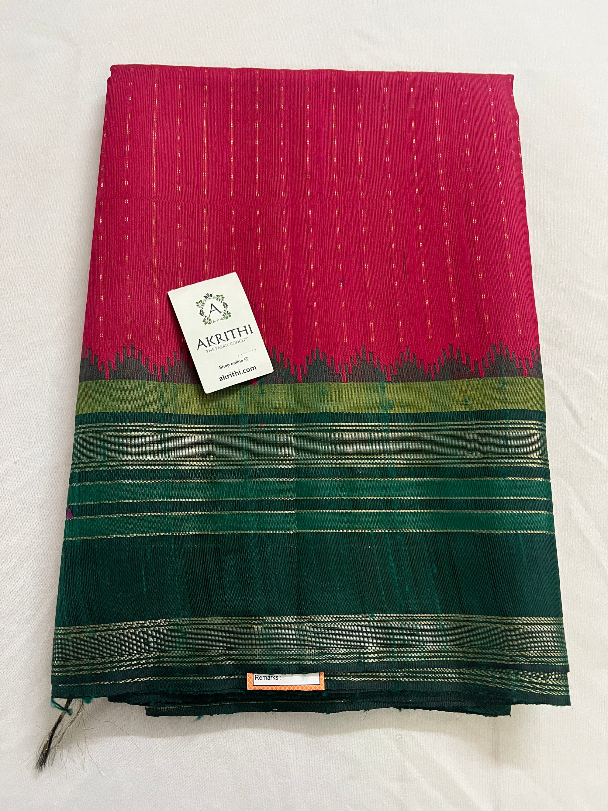 Dupion silk saree