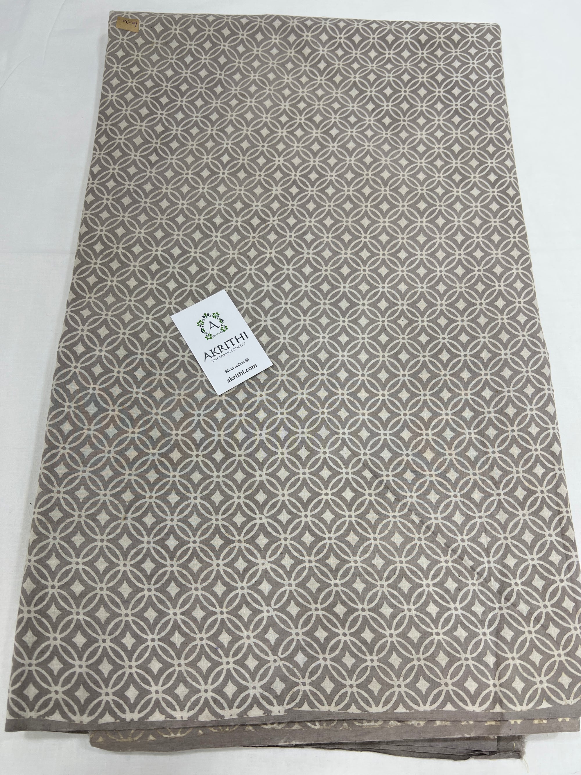 Dabu printed pure cotton fabric