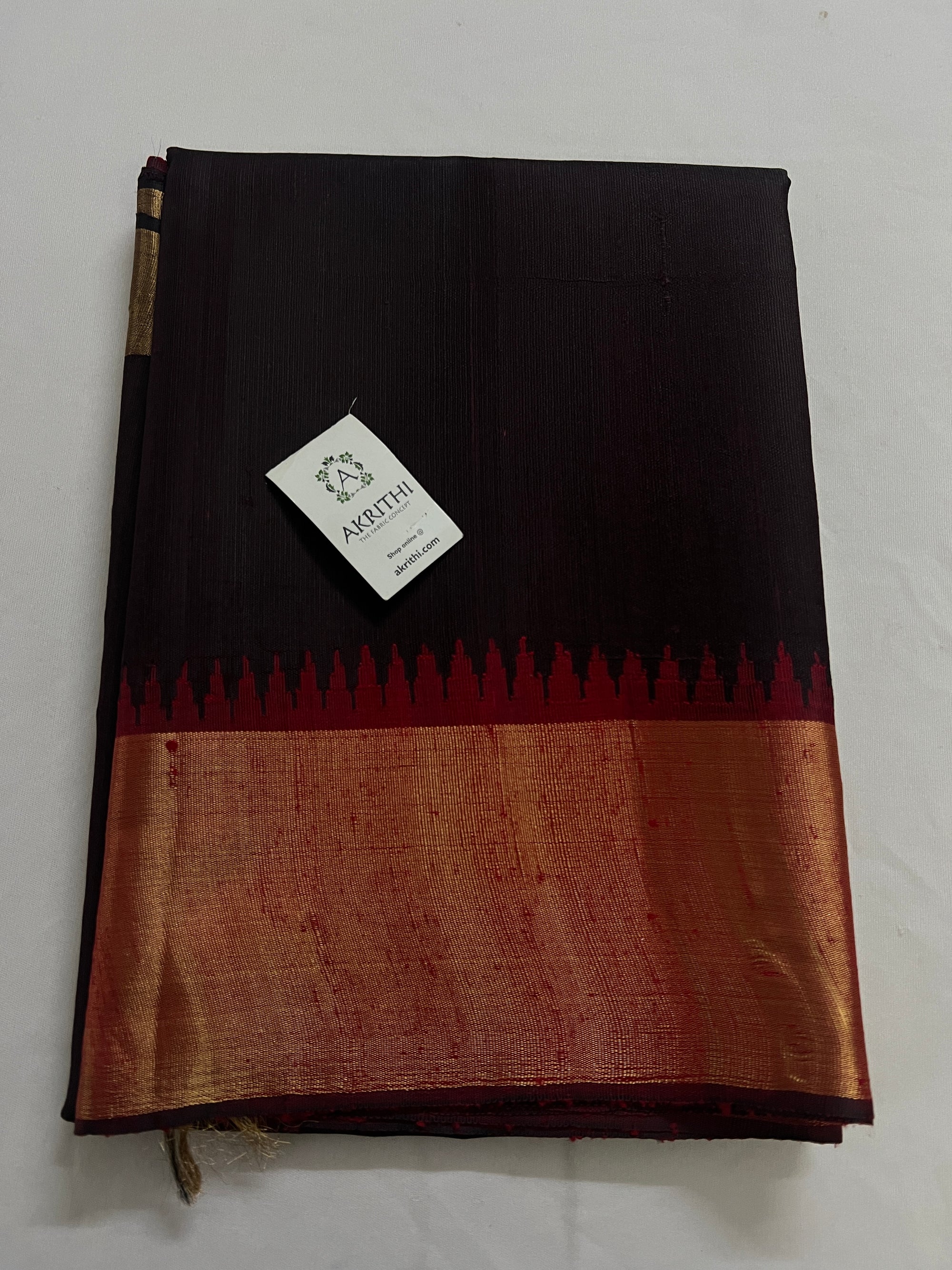 Dupion silk saree