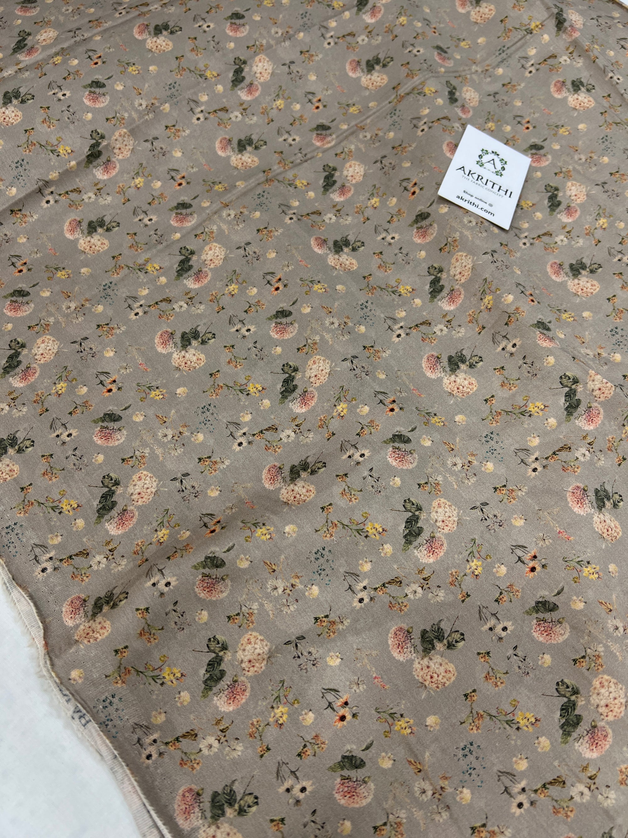 Digital Printed glazed pure cotton fabric