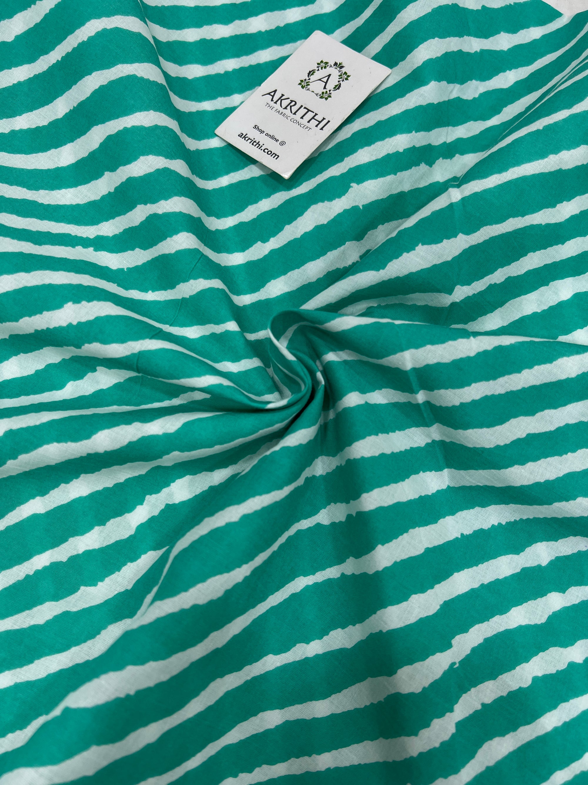 Leheriya Printed pure cotton fabric