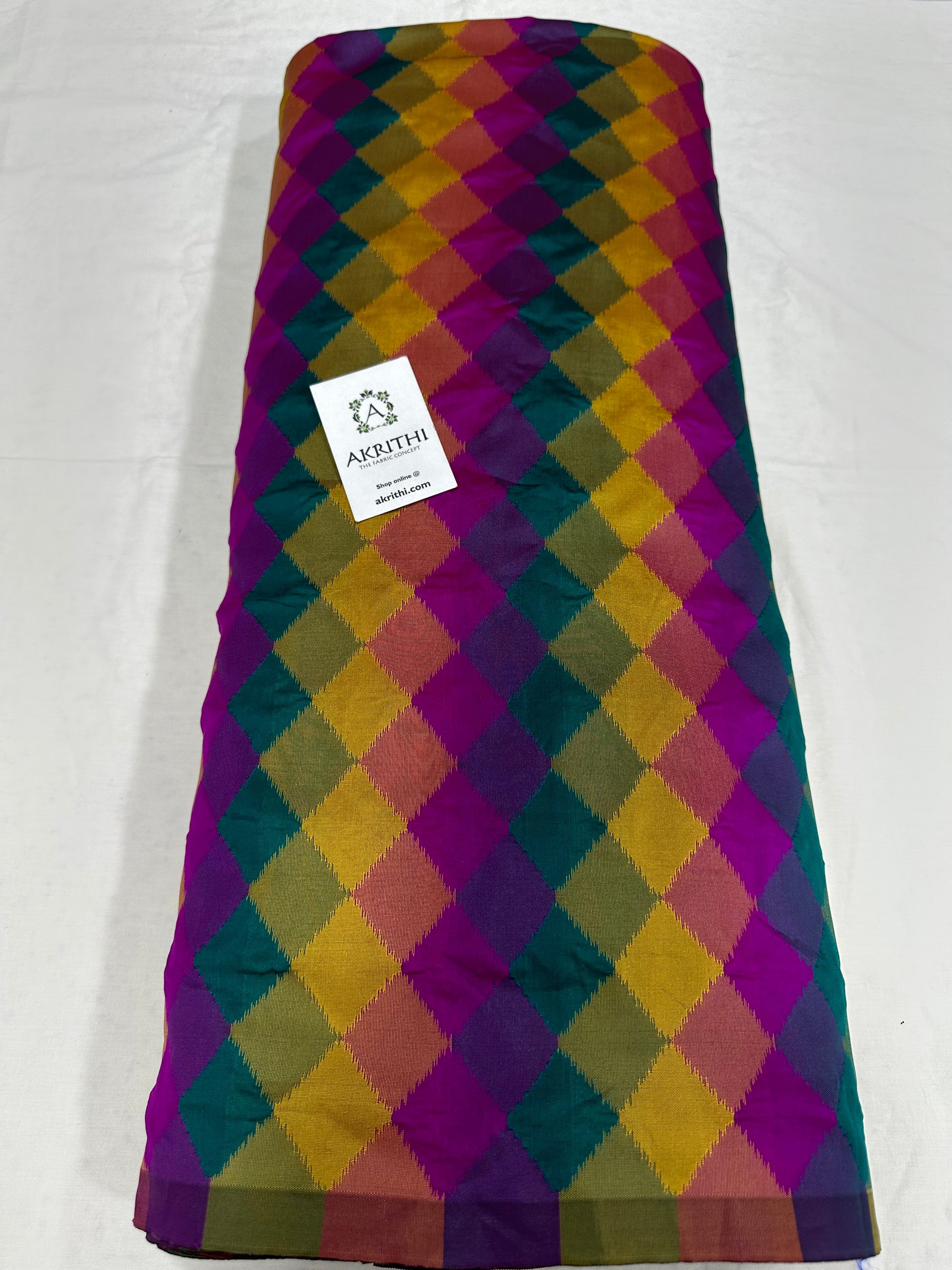 Woven semi silk fabric