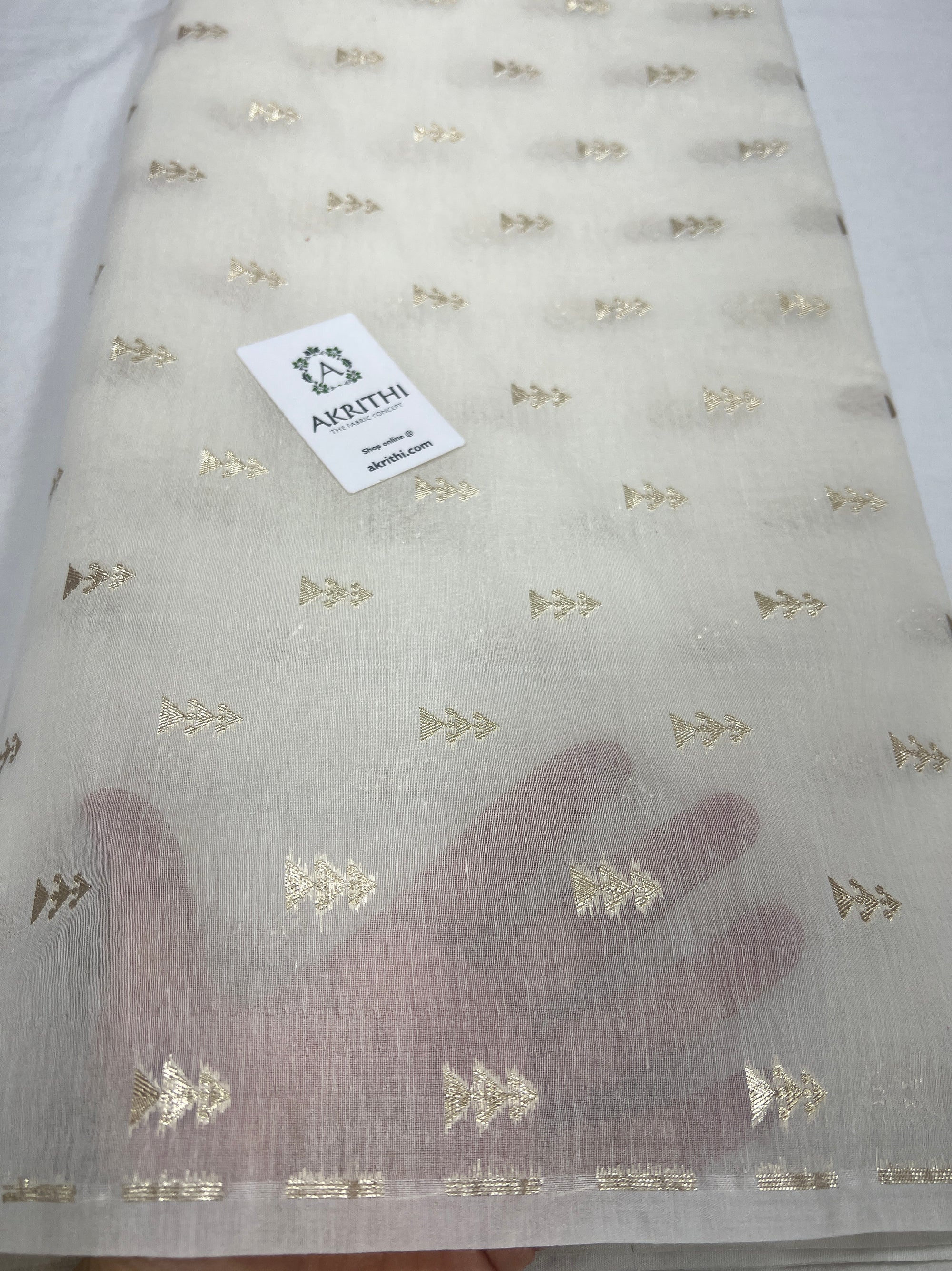 Dyeable banarasi Handloom chanderi lurex fabric