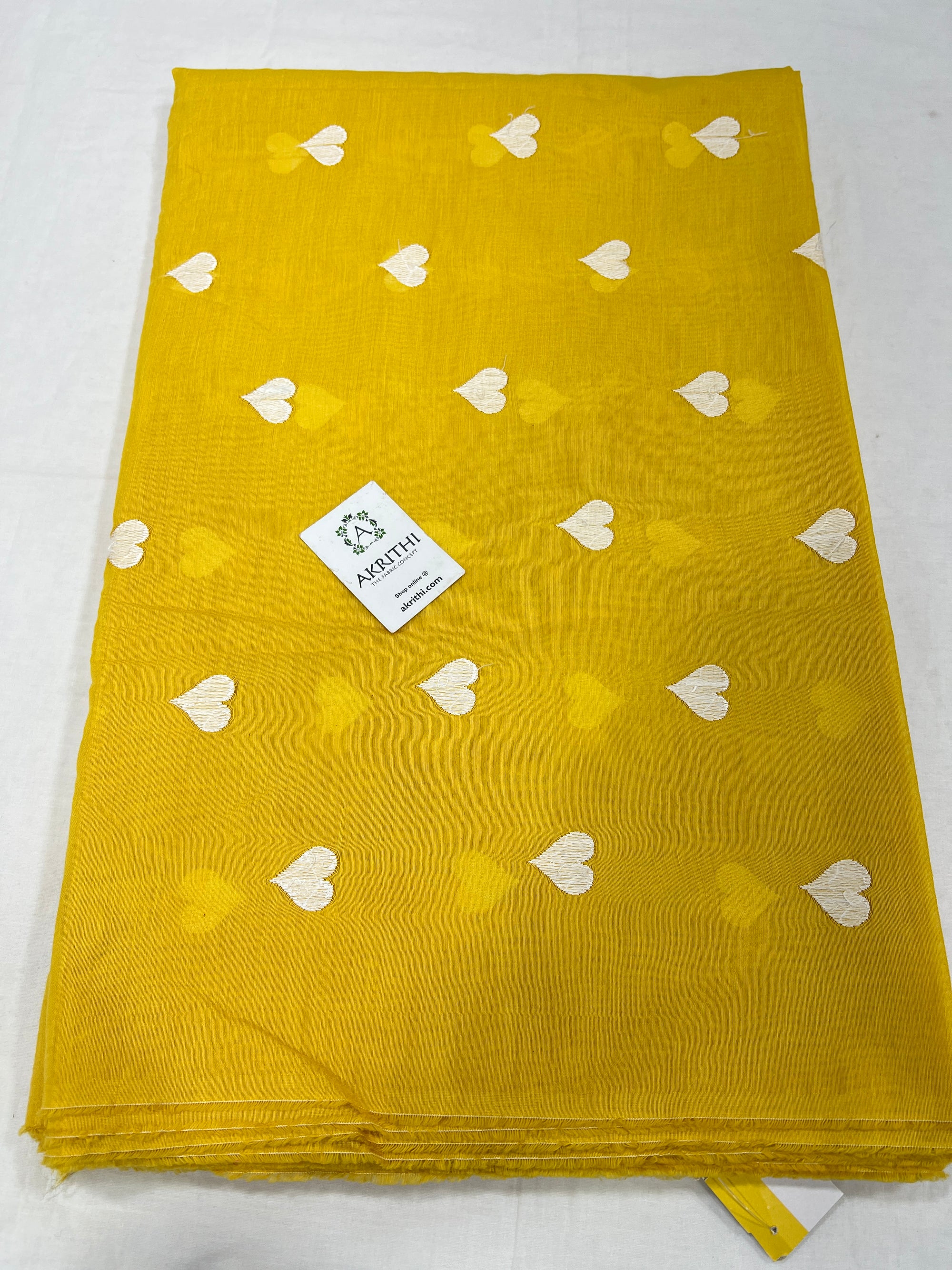 CHANDERI EMBROIDERED FABRIC