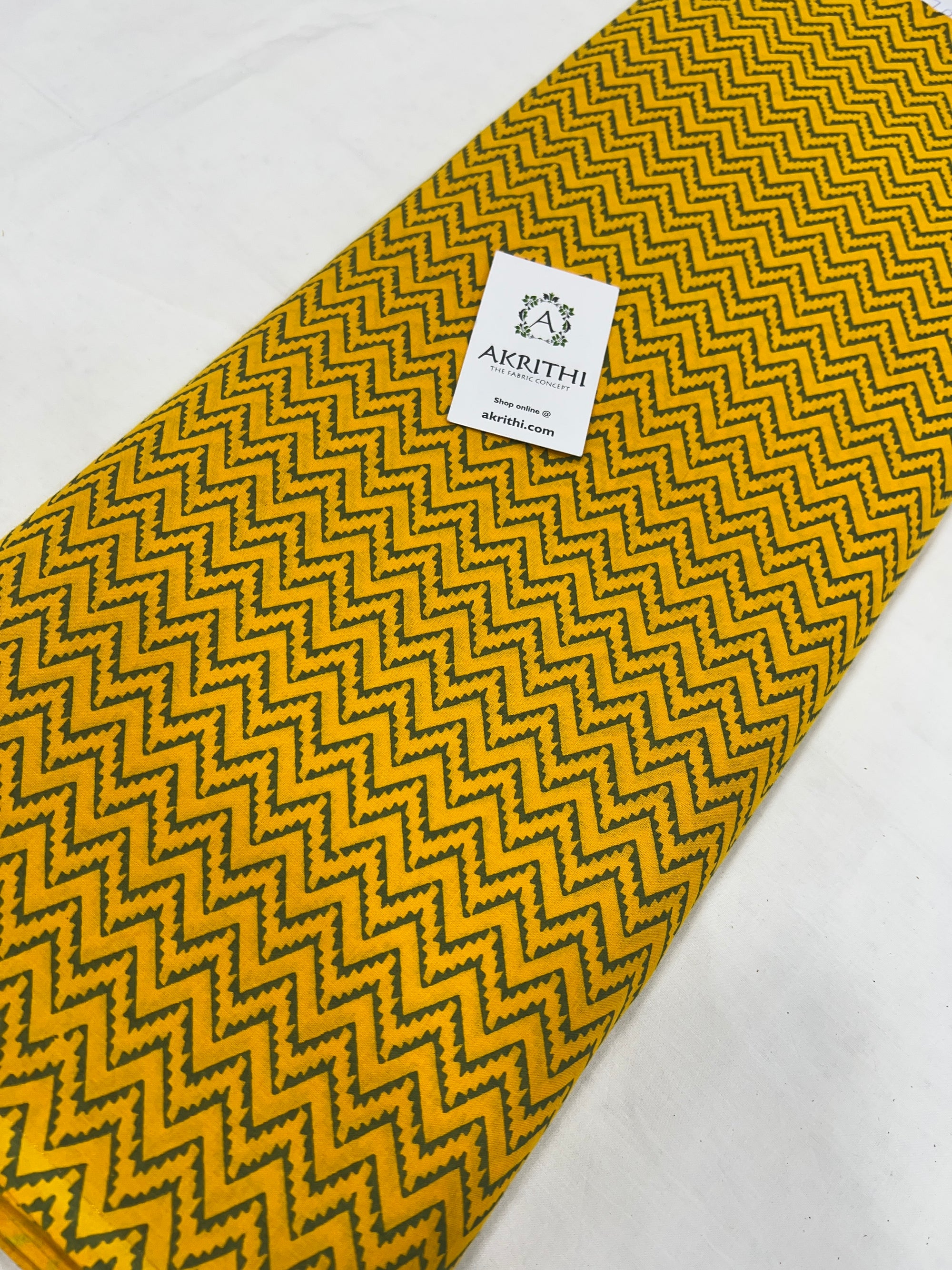 Printed pure cotton fabric