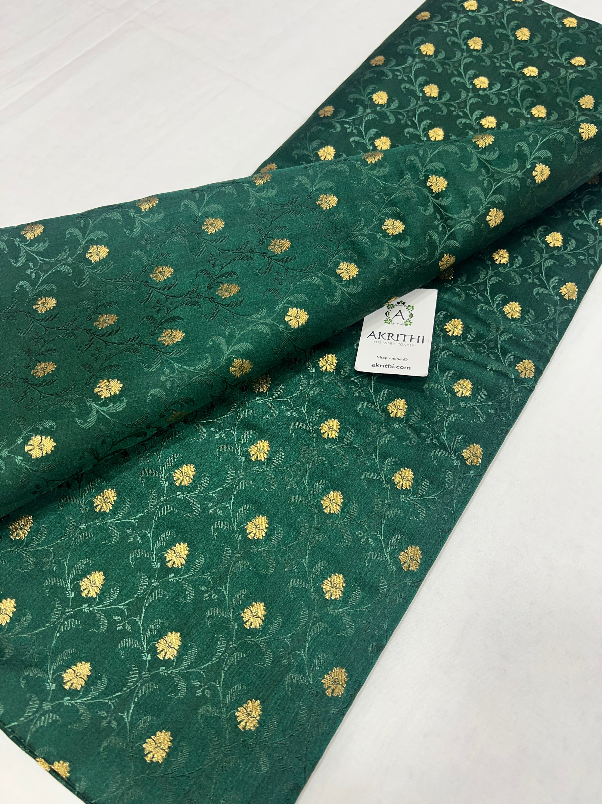 Pure Banarasi brocade fabric