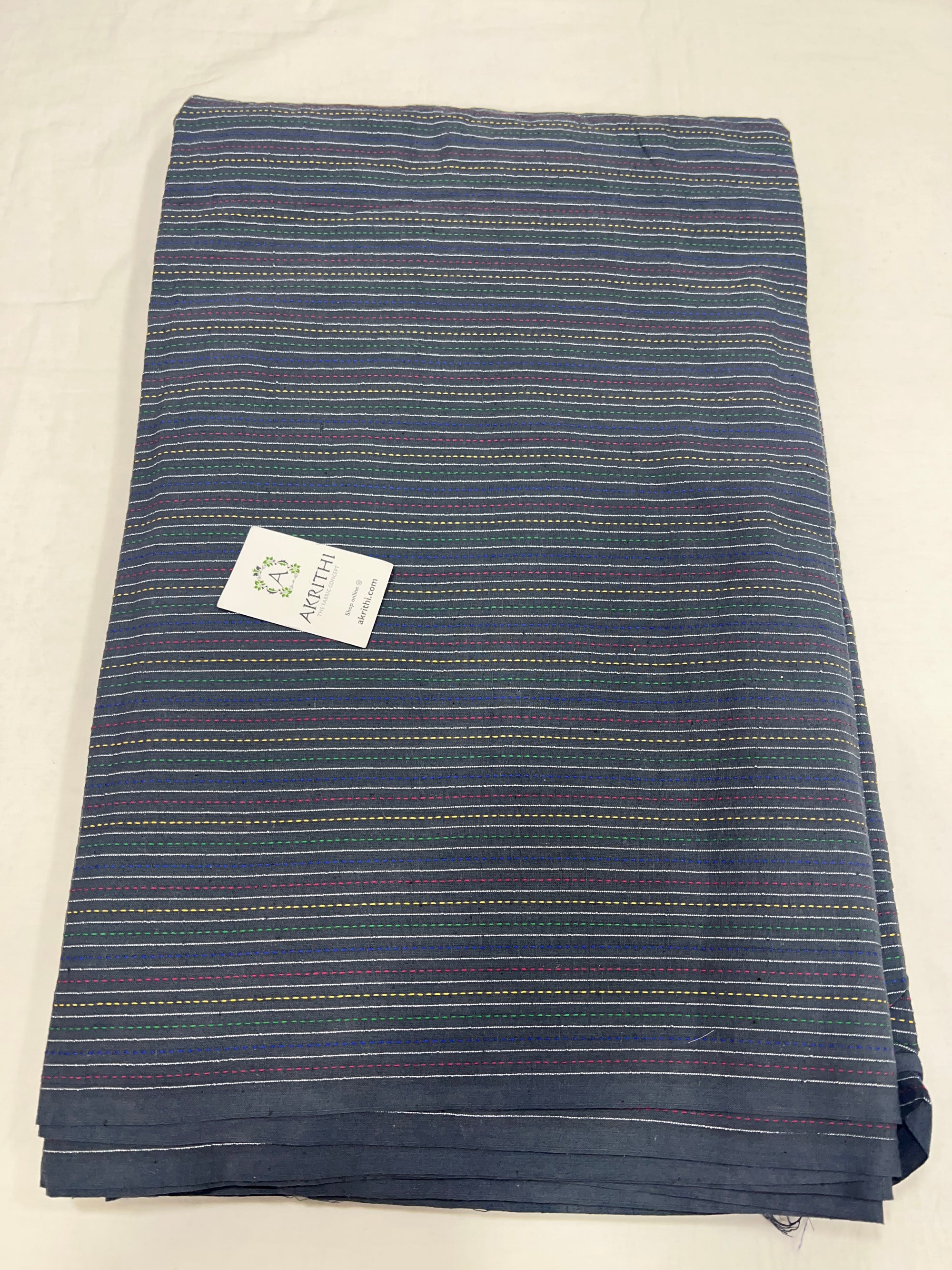 Kantha pure cotton fabric