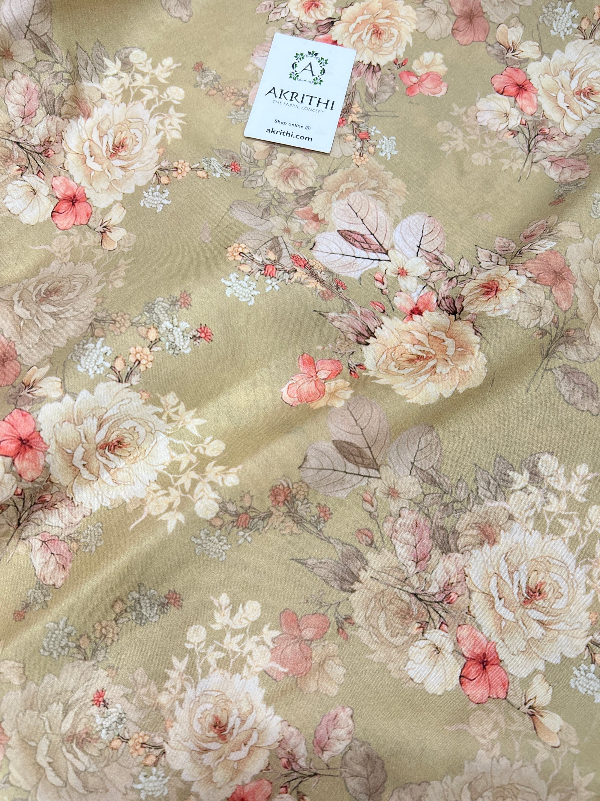 Digital Printed pure cotton fabric