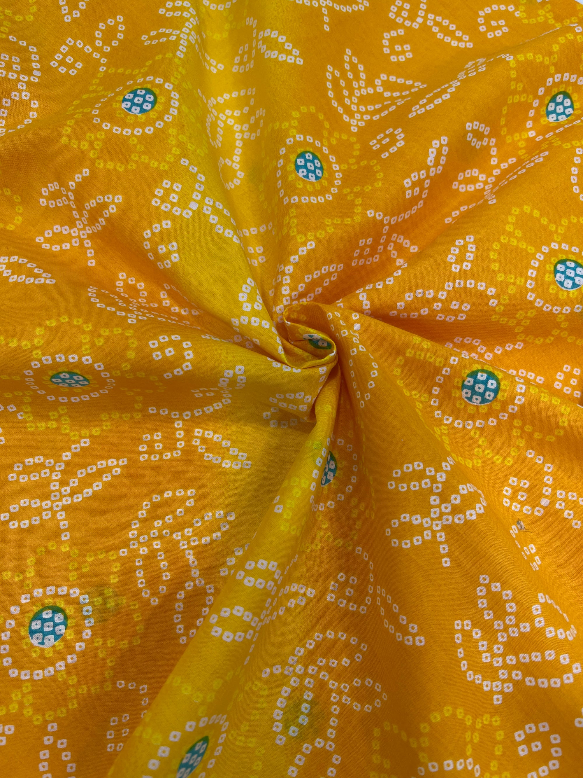 Printed pure cotton fabric
