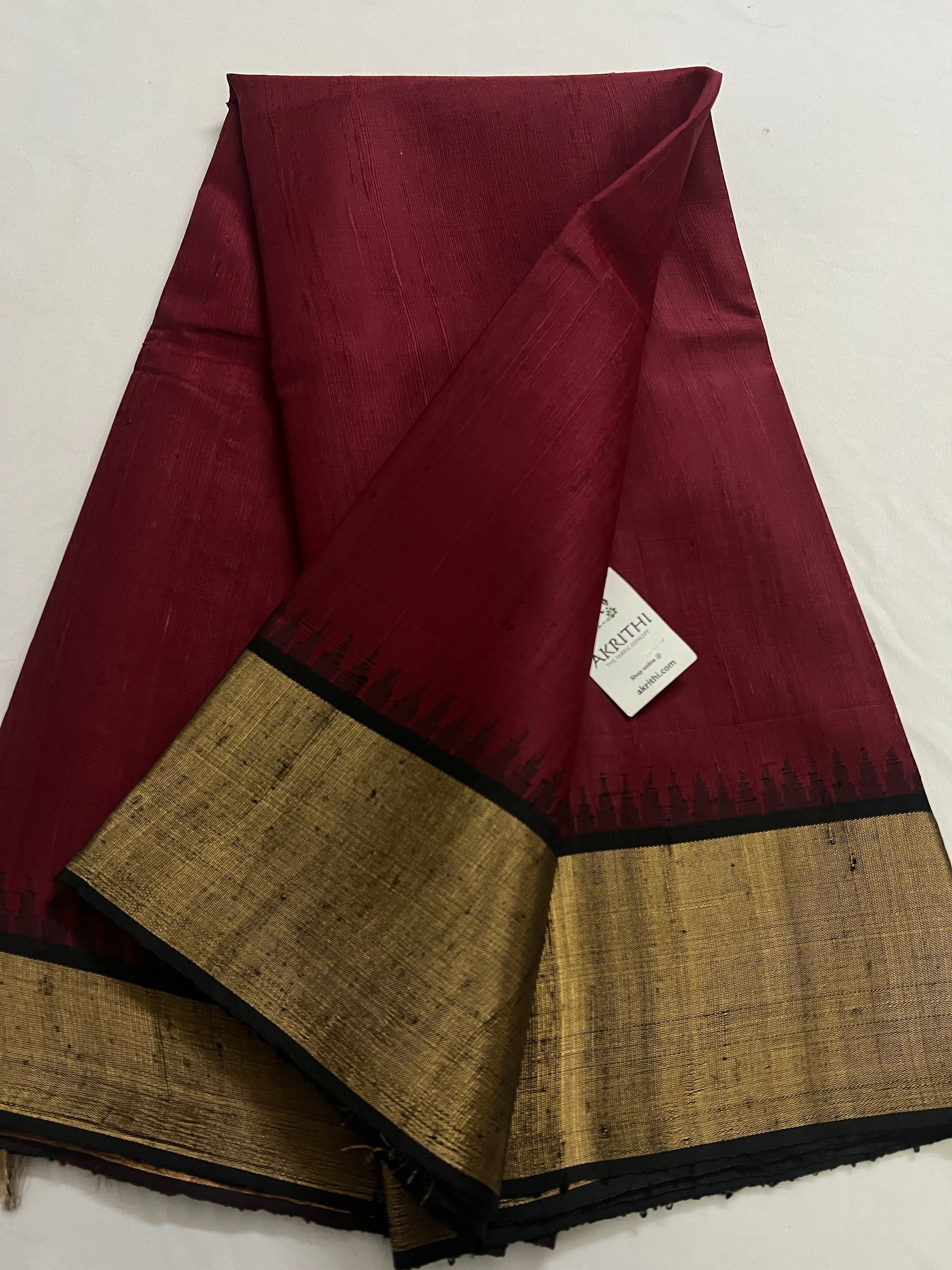 Dupion silk saree