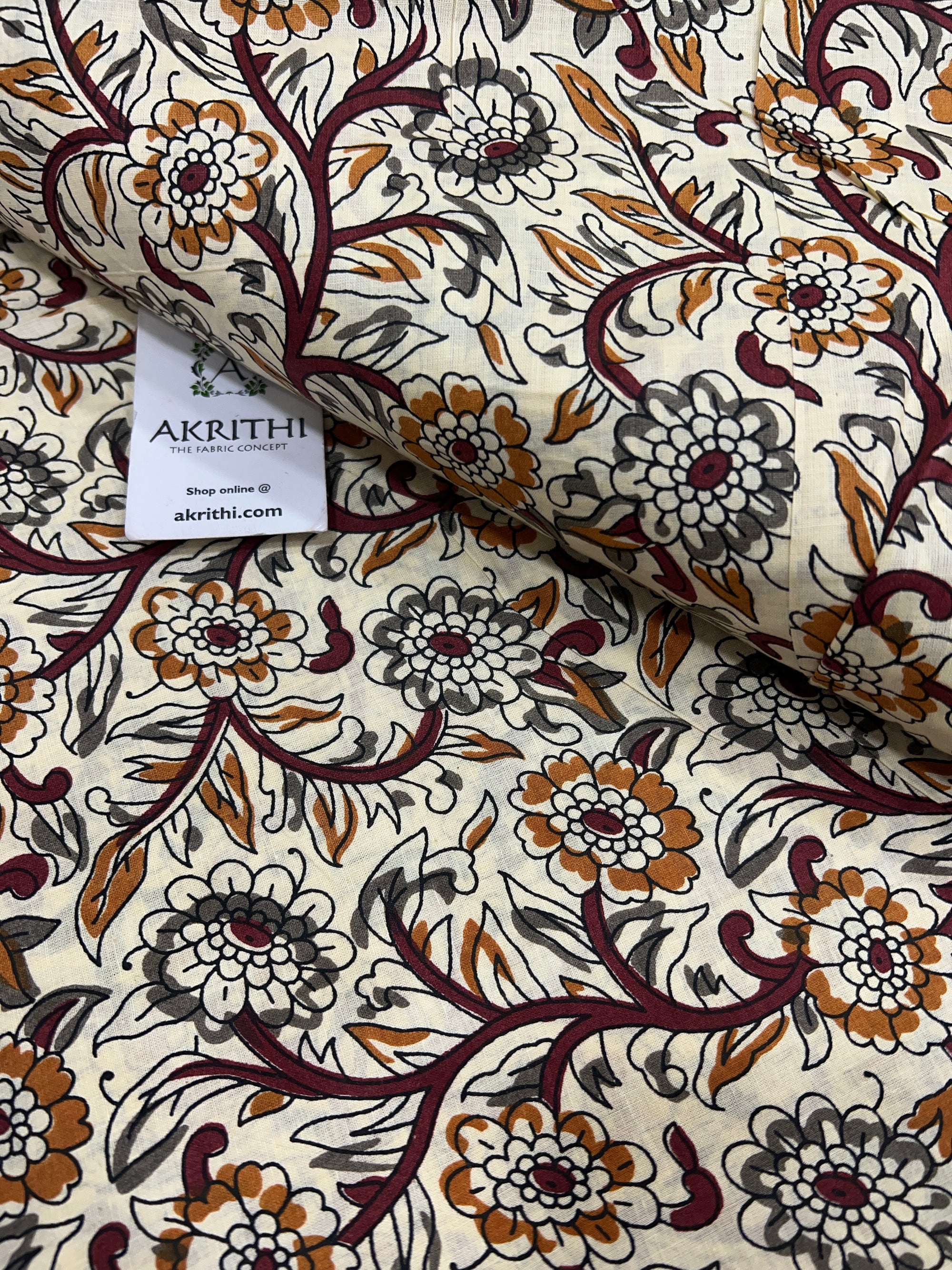 Printed pure cotton fabric
