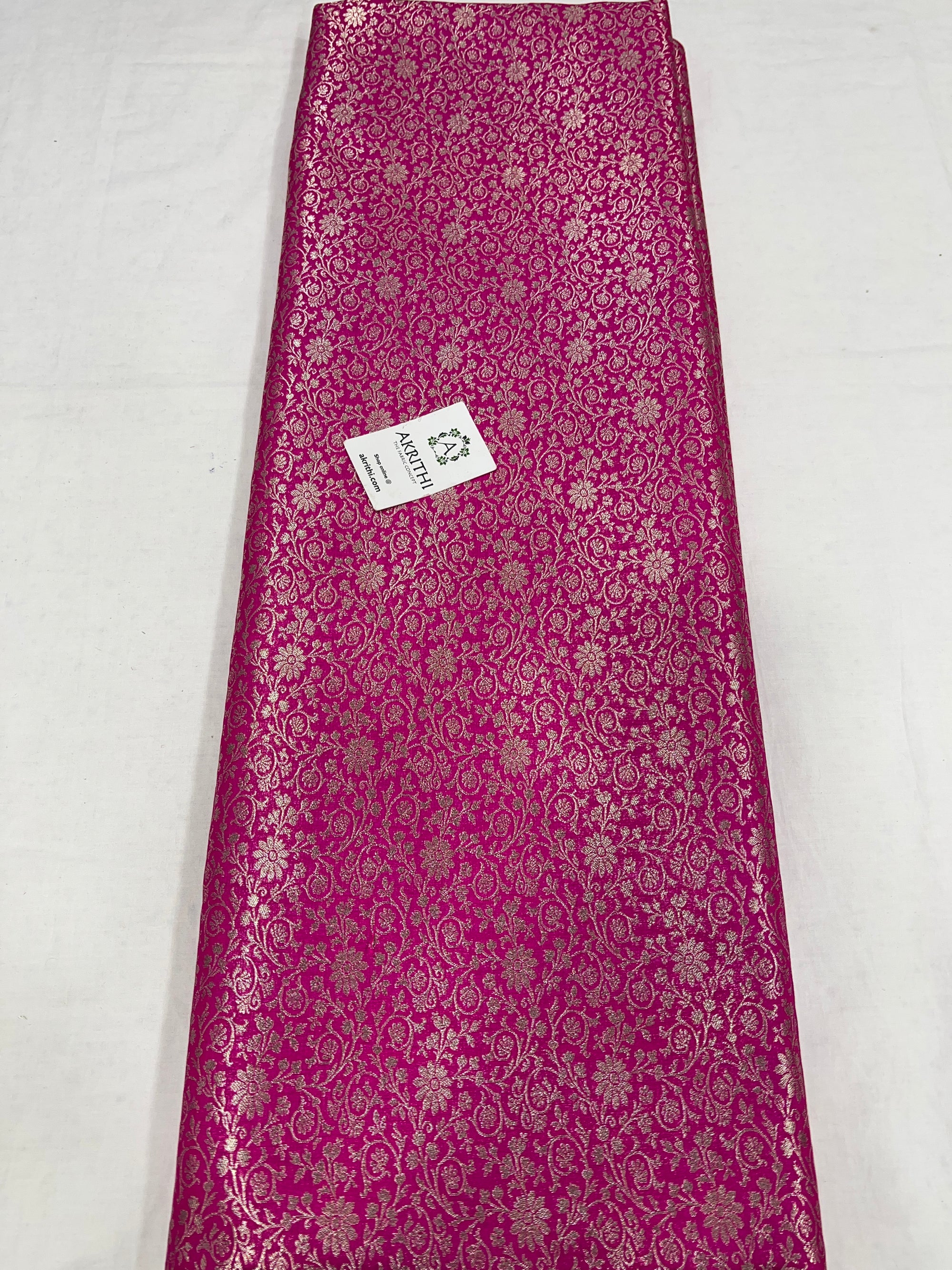 Pure Banarasi brocade fabric