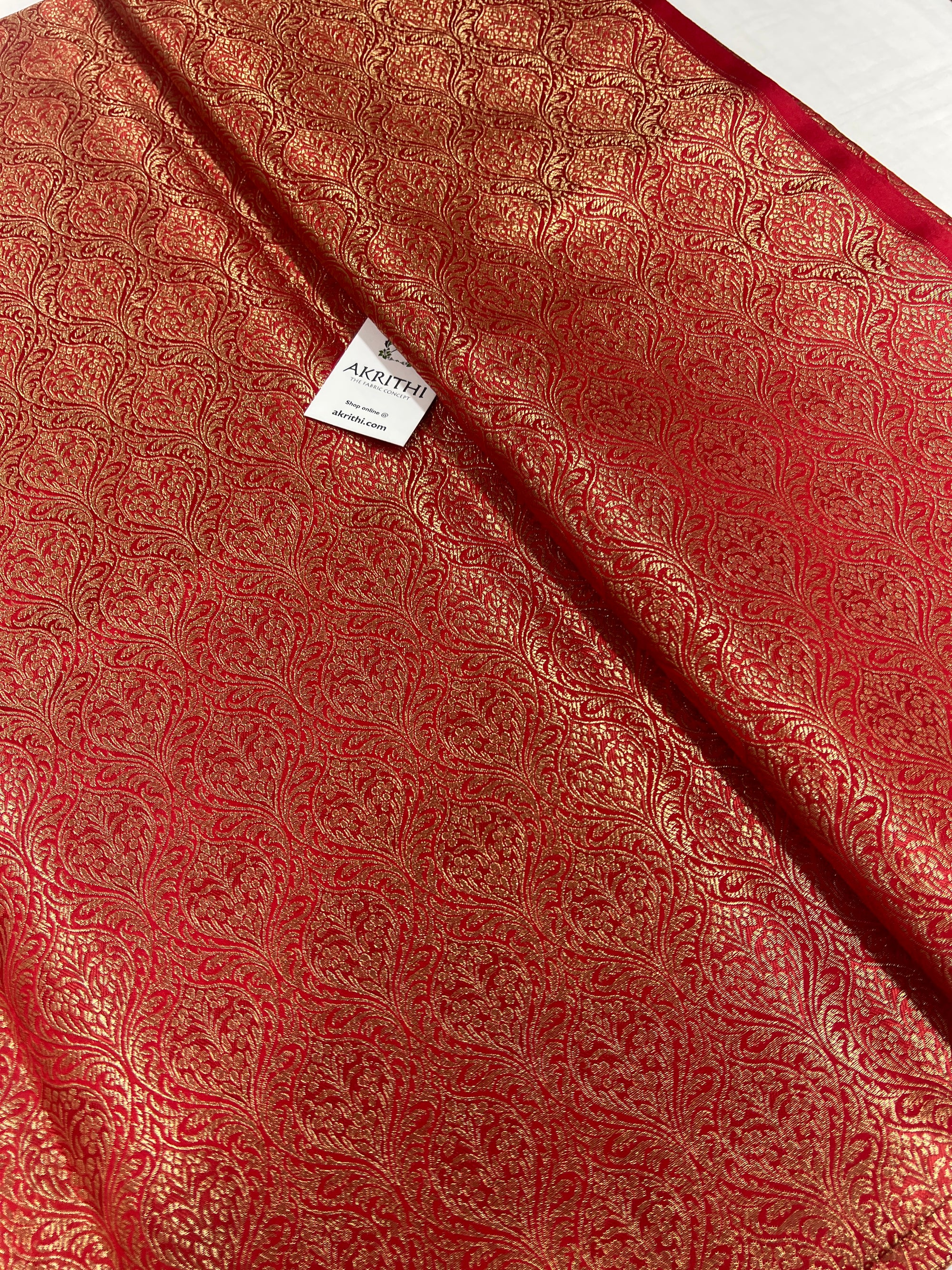 Pure Banarasi brocade fabric