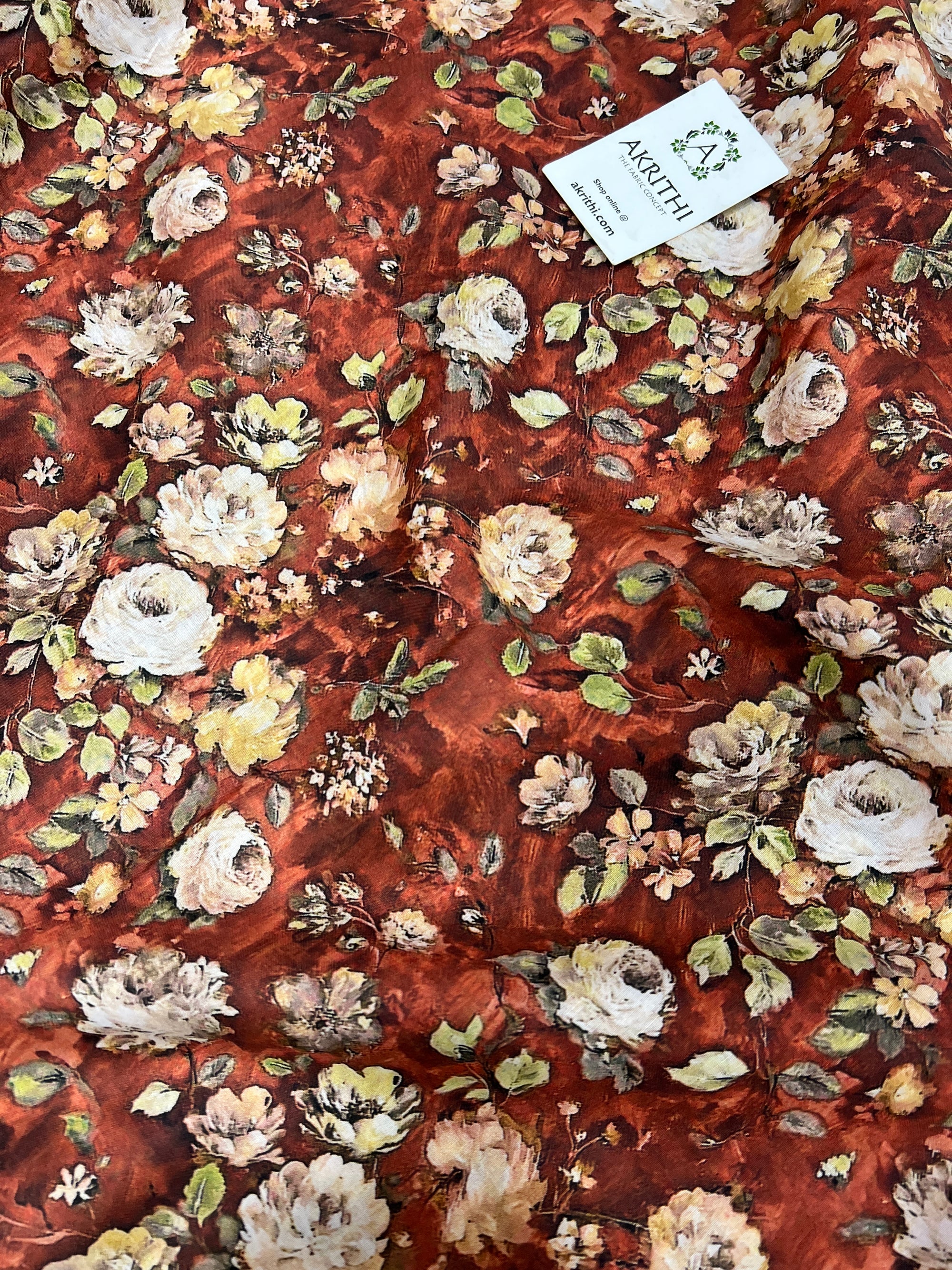 Digital Printed pure cotton fabric